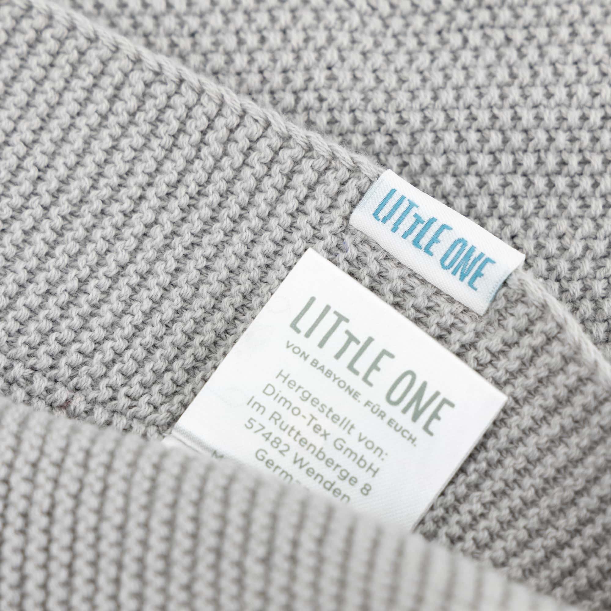 Kuscheldecken, LITTLE ONE, Grau – Produktansicht