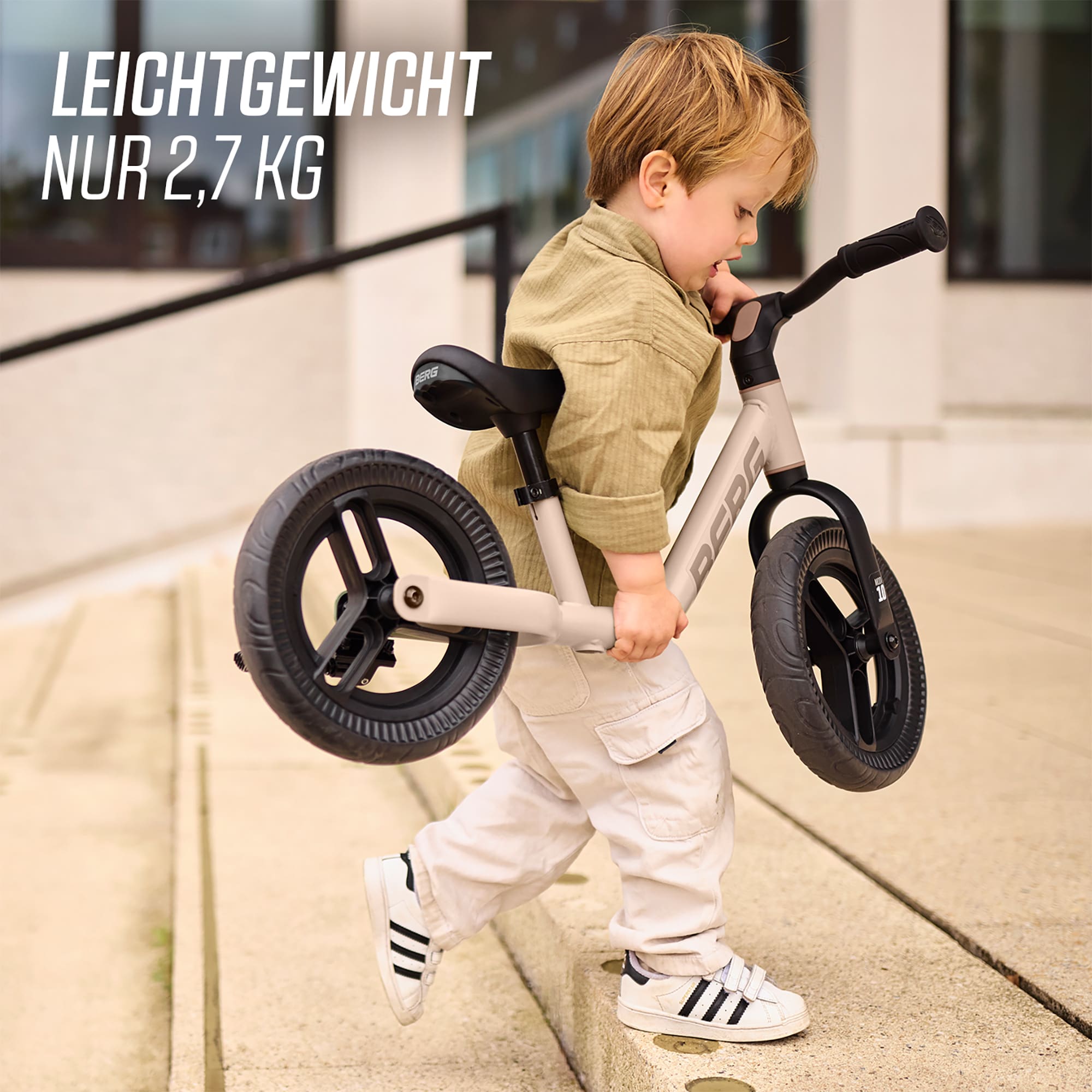 Laufräder, BERG, Beige – Produktansicht