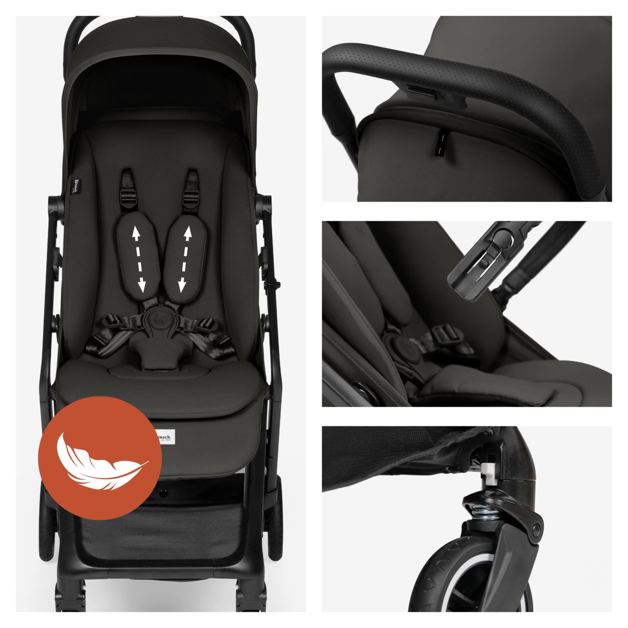 Reisebuggys, hauck, Schwarz – Produktansicht