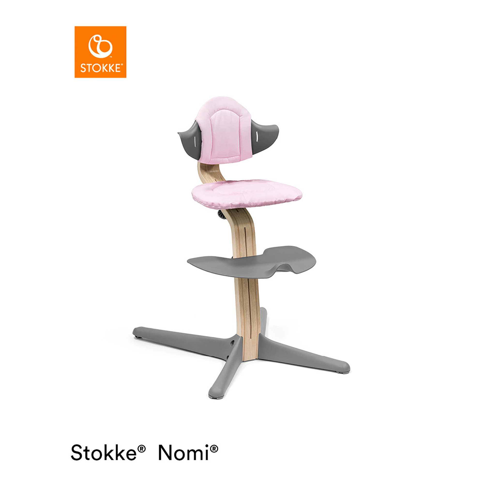 Treppenhochstühle, STOKKE, Pink – Produktansicht