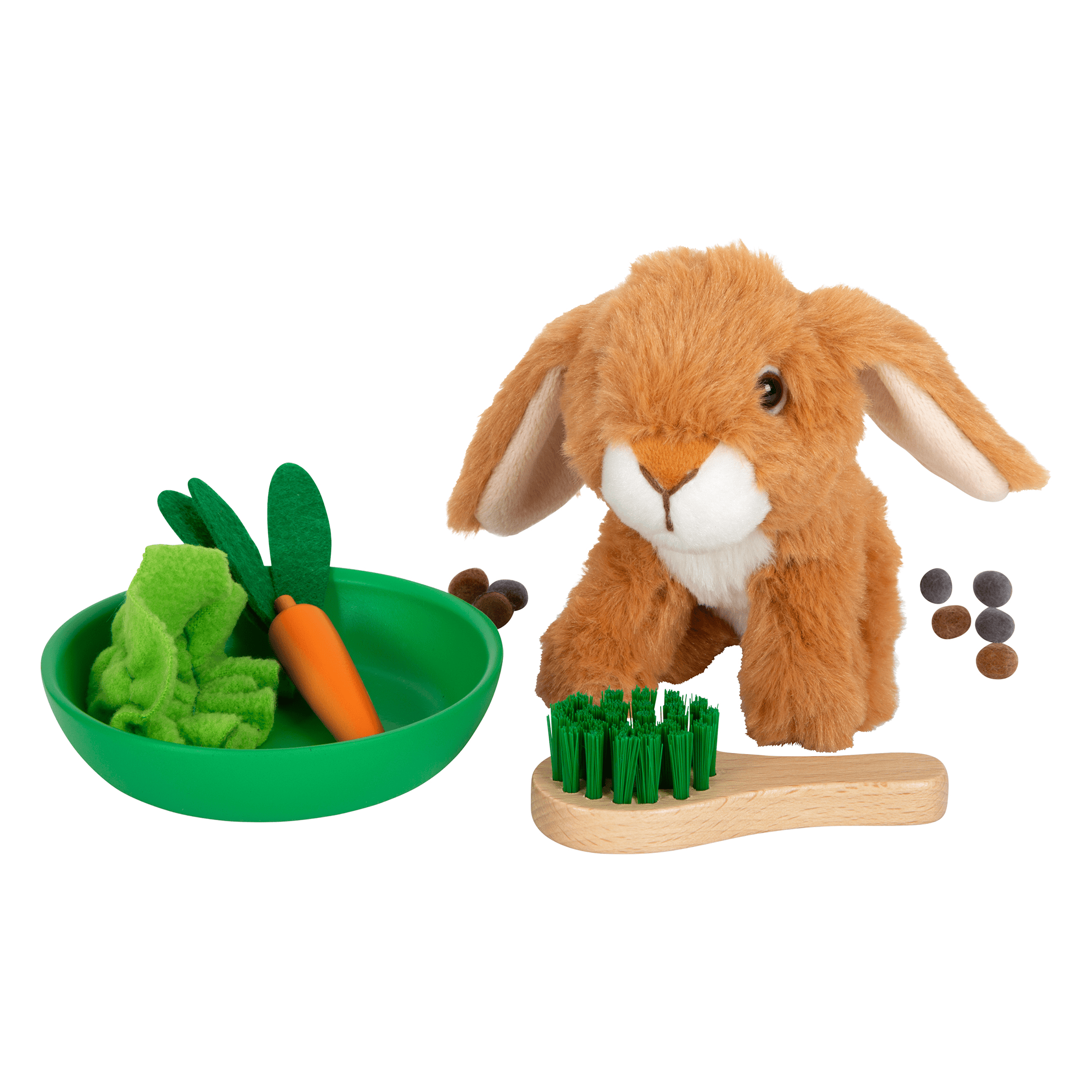Holzfiguren, small foot, Mehrfarbig – Produktansicht