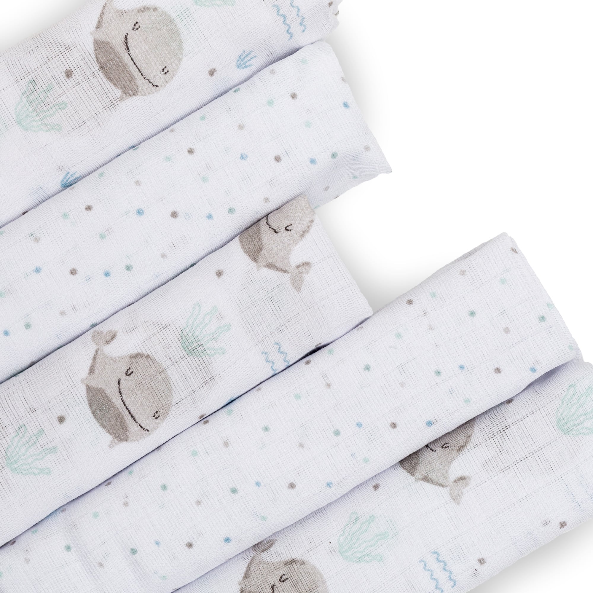 Mullwindeln, LITTLE ONE, Weiß – Produktansicht