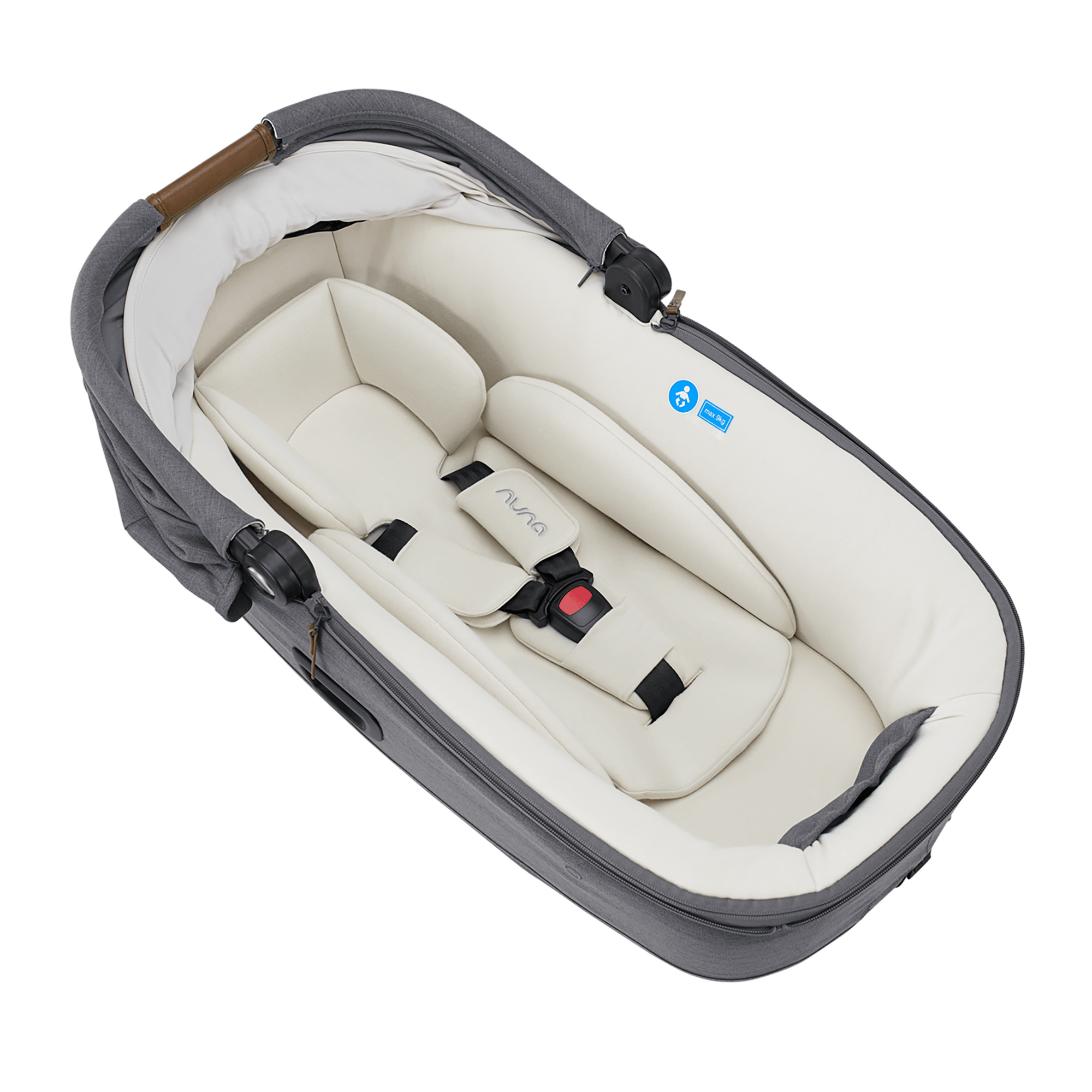 Babyschalen 0-13 kg, Gruppe 0+, nuna, Grau – Produktansicht