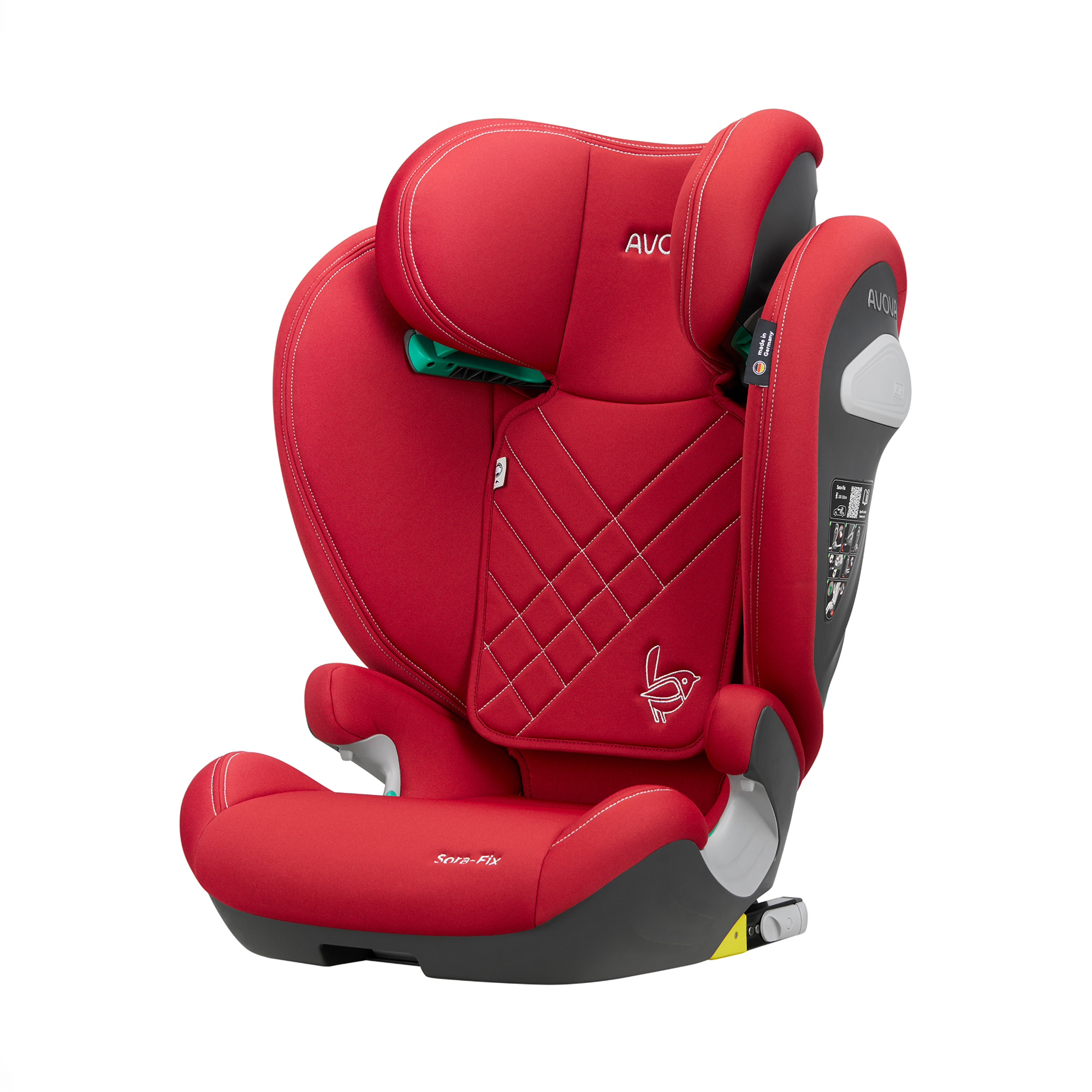 Kindersitze 15-36 kg, Gruppe 2/3, AVOVA, Rot – Produktansicht
