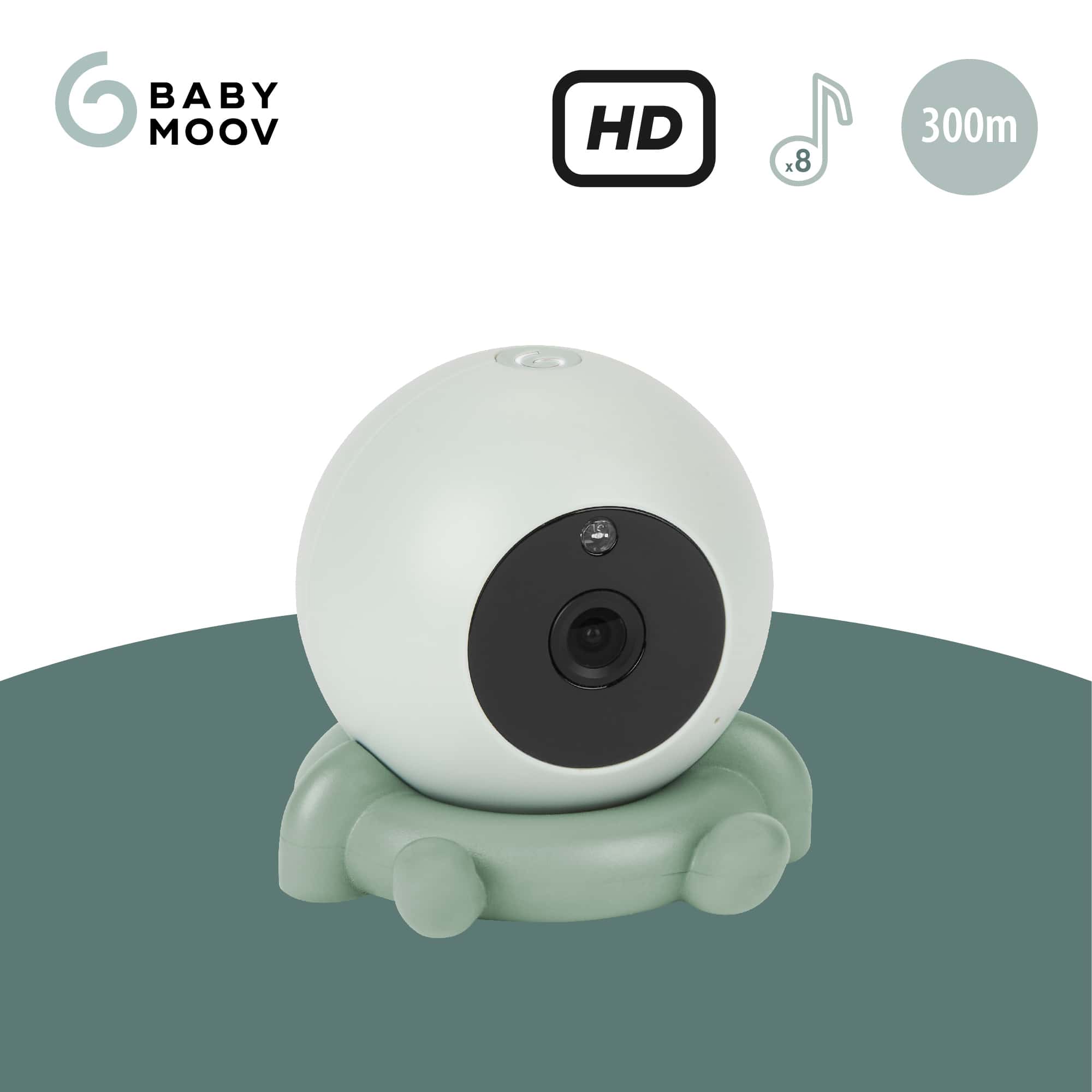 Video Babyphone, babymoov, Weiß – Produktansicht