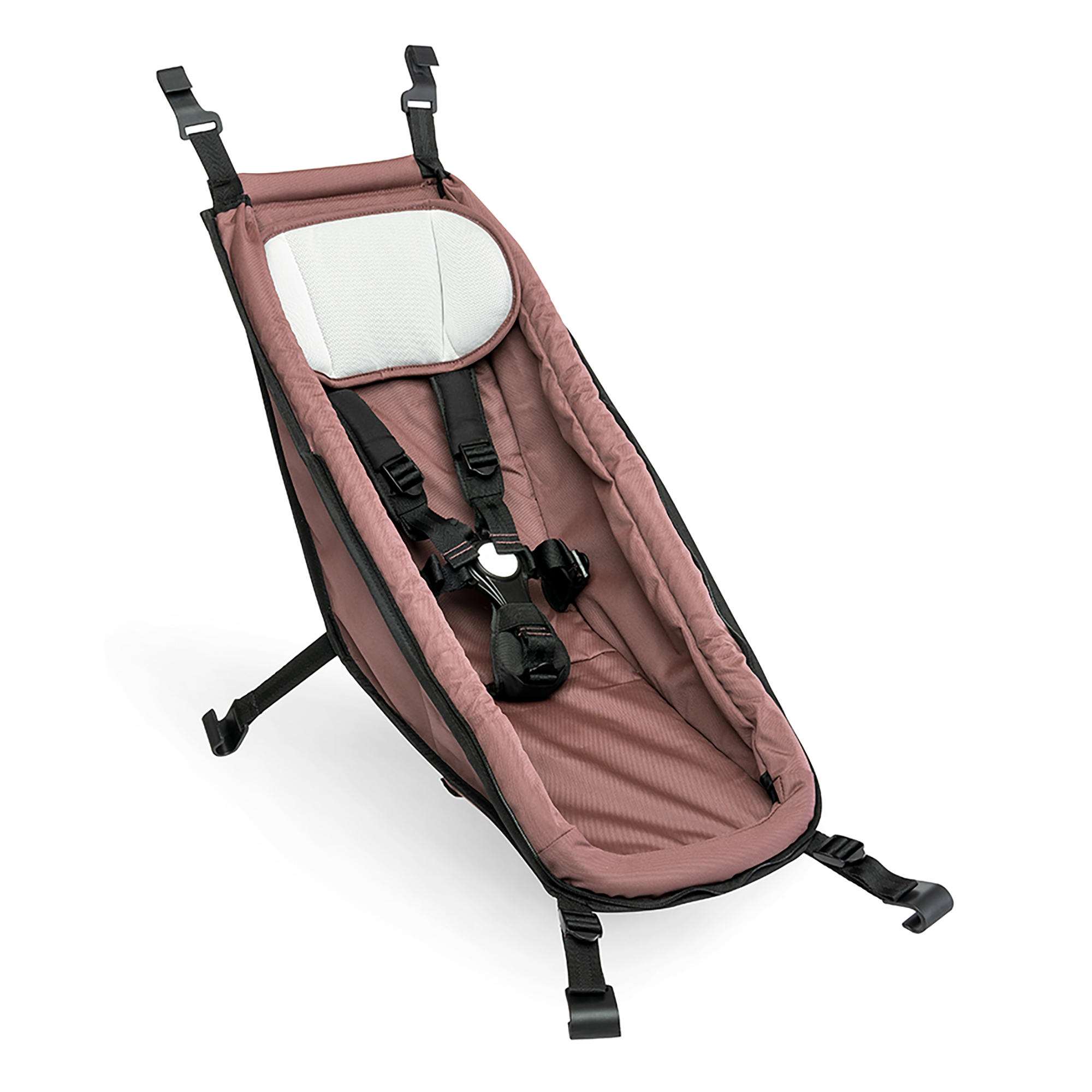 Fahrradanhänger Hängematten, Croozer, Rot – Besonderheit: für Croozer Kid Ein- und Zweisitzer Modelle ab 2014 (Kid Vaaya / Kid Keeke / Kid / Kid Plus)