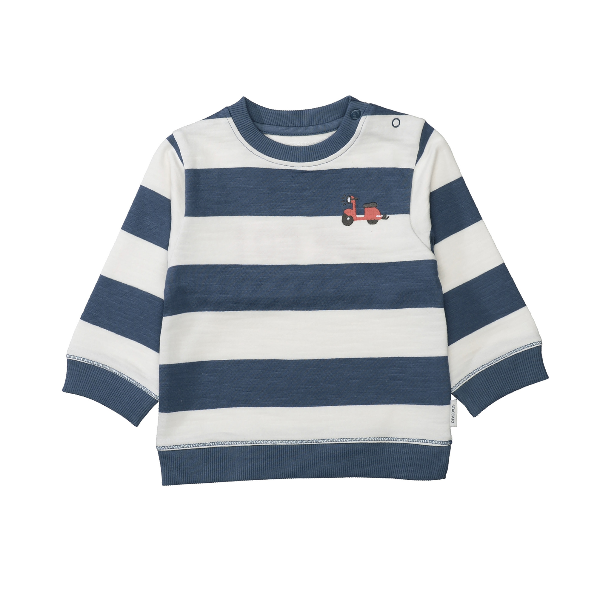 Pullover & Sweatshirts, STACCATO, Mehrfarbig – Besonderheit: aus 100% Baumwolle