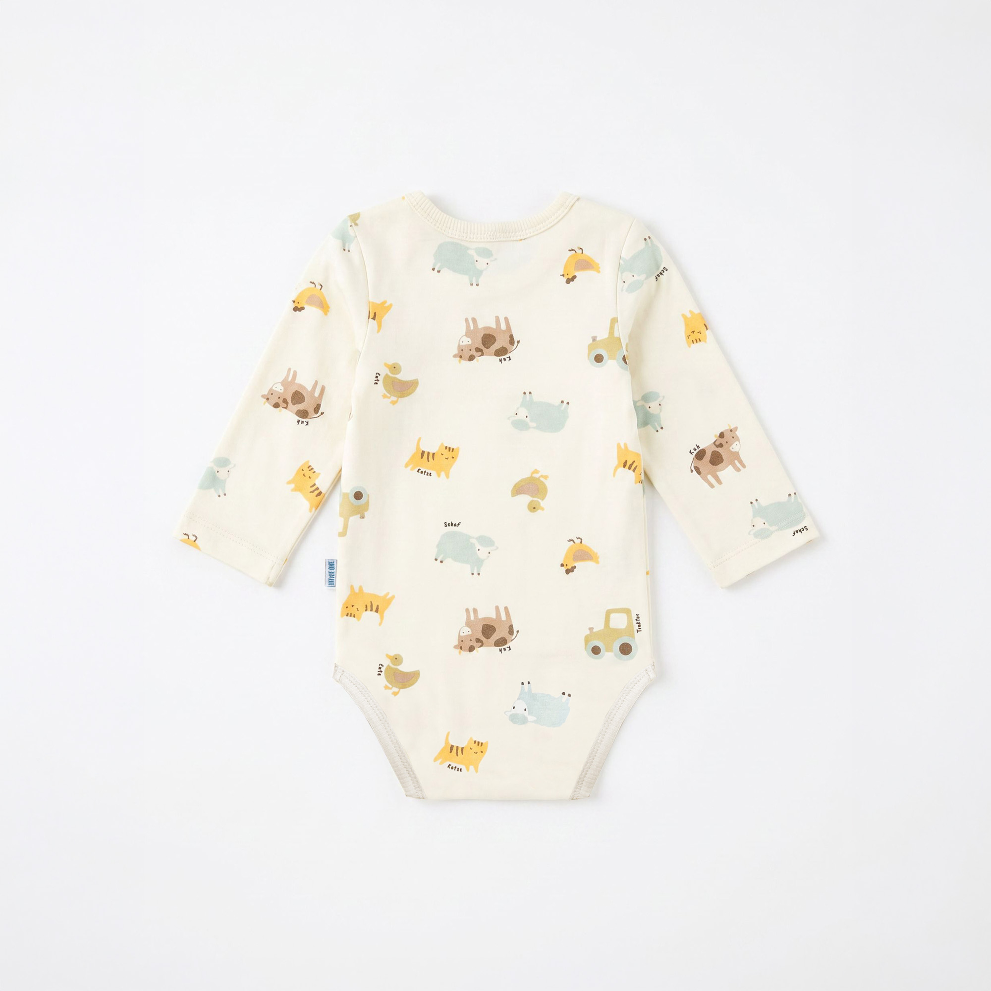 Langarmbodys, LITTLE ONE, Weiß – Produktansicht