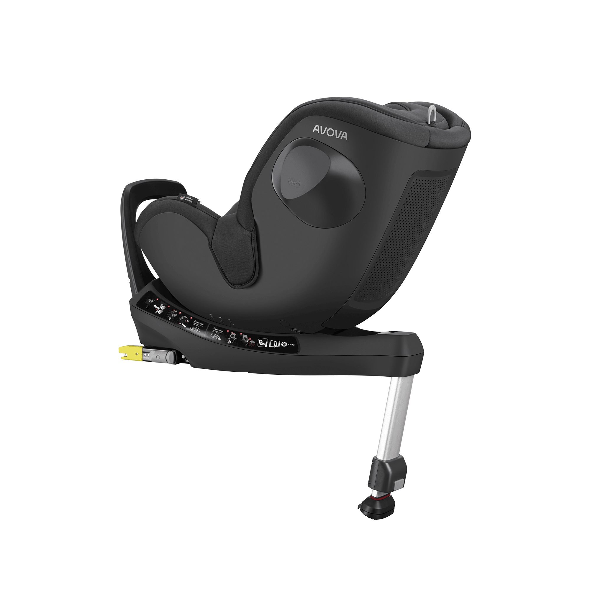 Reboarder 0-18 kg, Gruppe 0+/1, AVOVA, Grau – Produktansicht