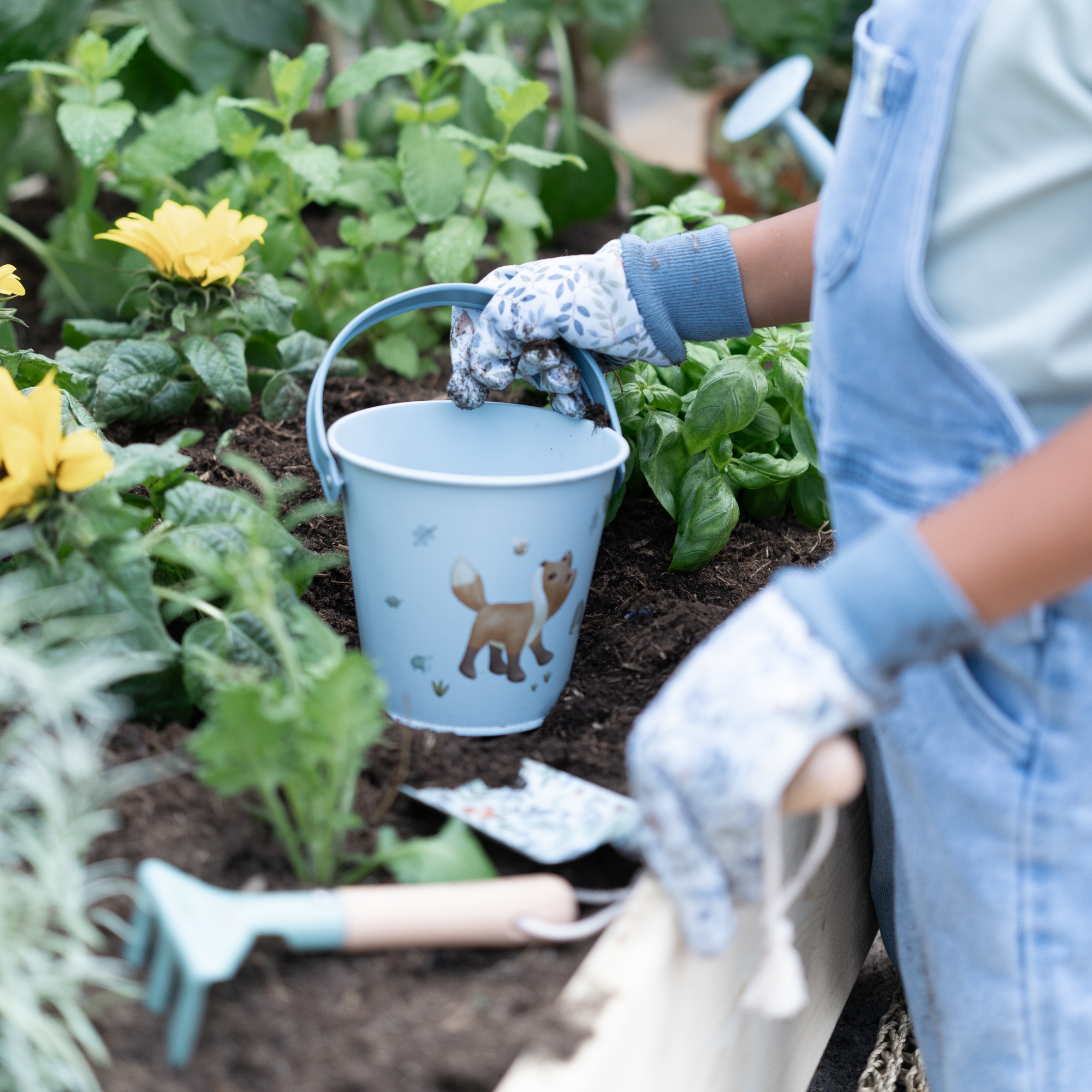 Gartenspielzeug, LITTLE DUTCH, Blau – Besonderheit: robustes Metall