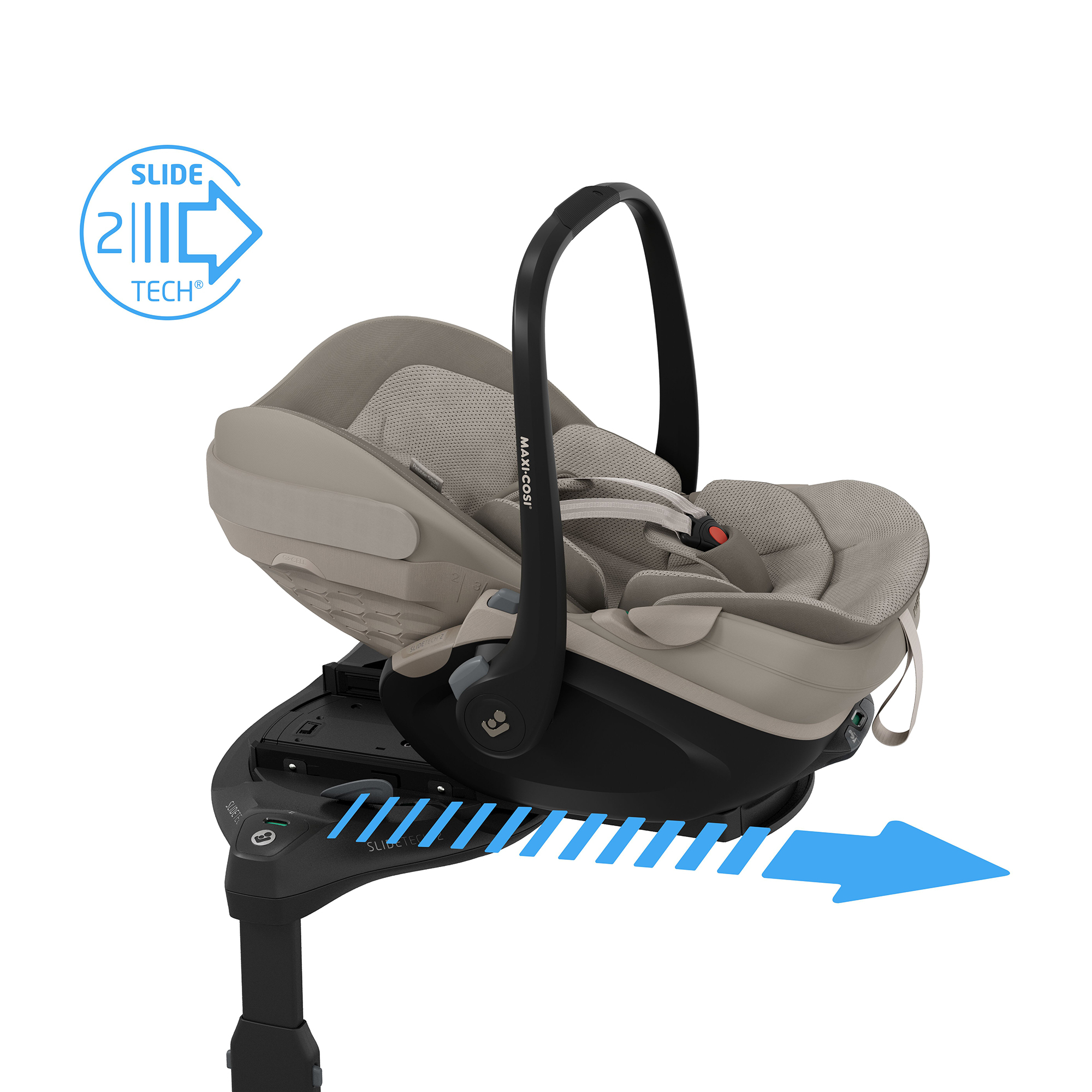 Babyschalen 0-13 kg, Gruppe 0+, MAXI-COSI Premium, Beige – Produktansicht