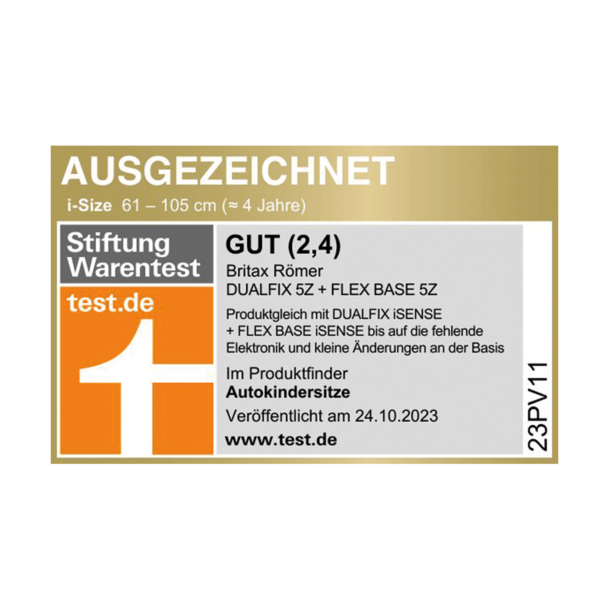 Reboarder 0-18 kg, Gruppe 0+/1, Britax Römer, Grau – Produktansicht