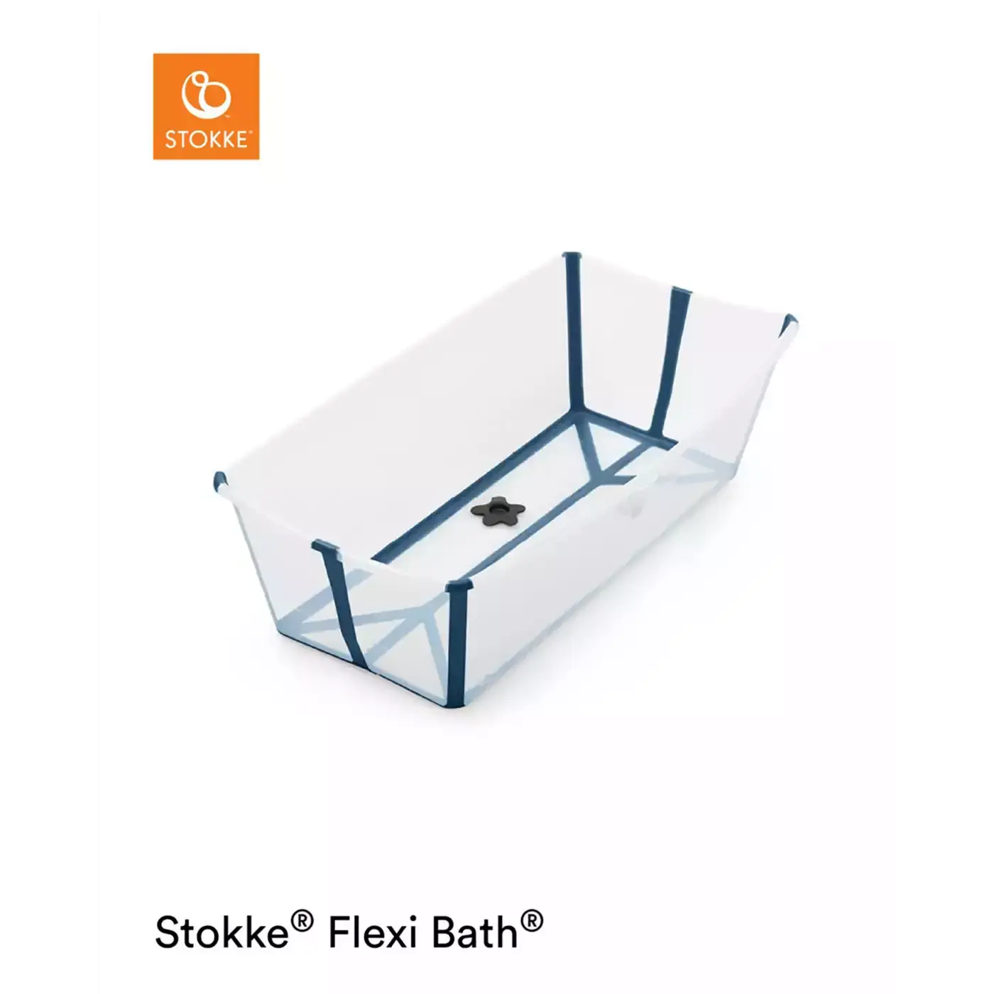 Flexi Bath® XL Transparent Blue STOKKE Blau 2000576966708 3