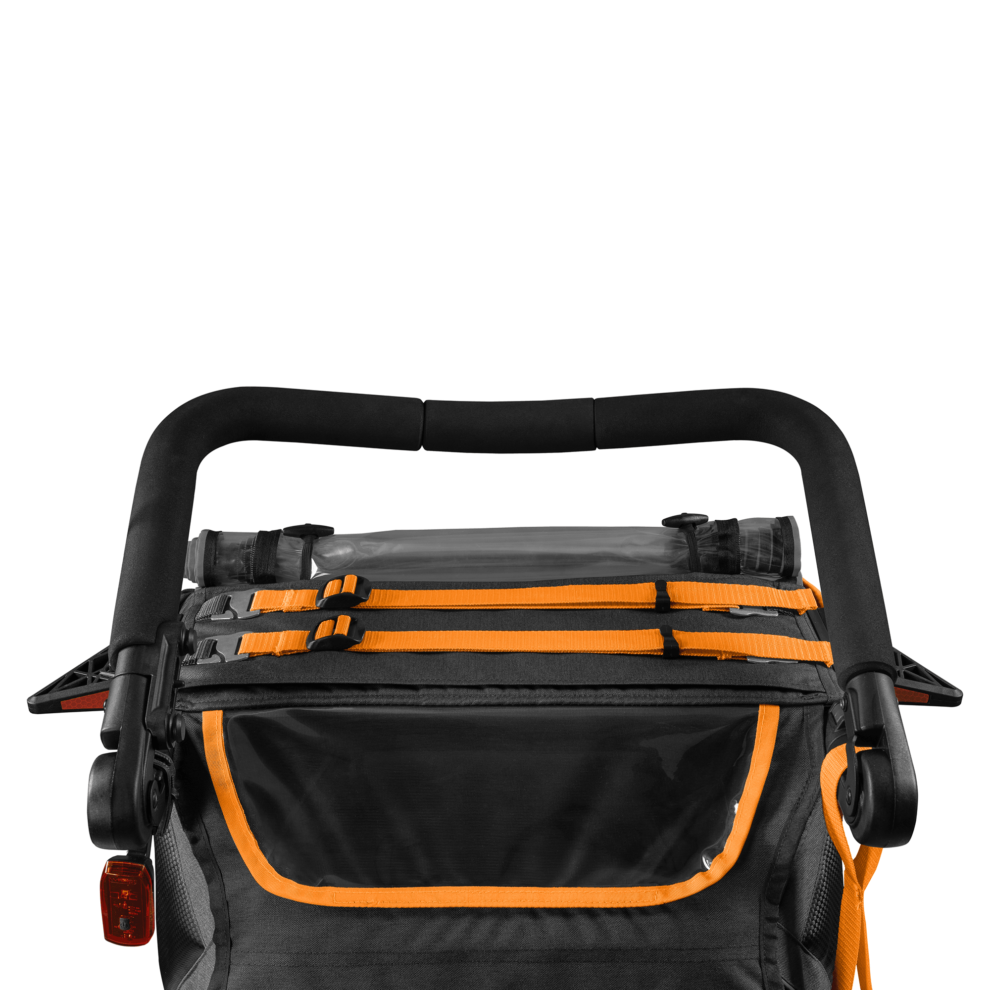 Fahrradanhänger, Qeridoo, Orange – Produktansicht