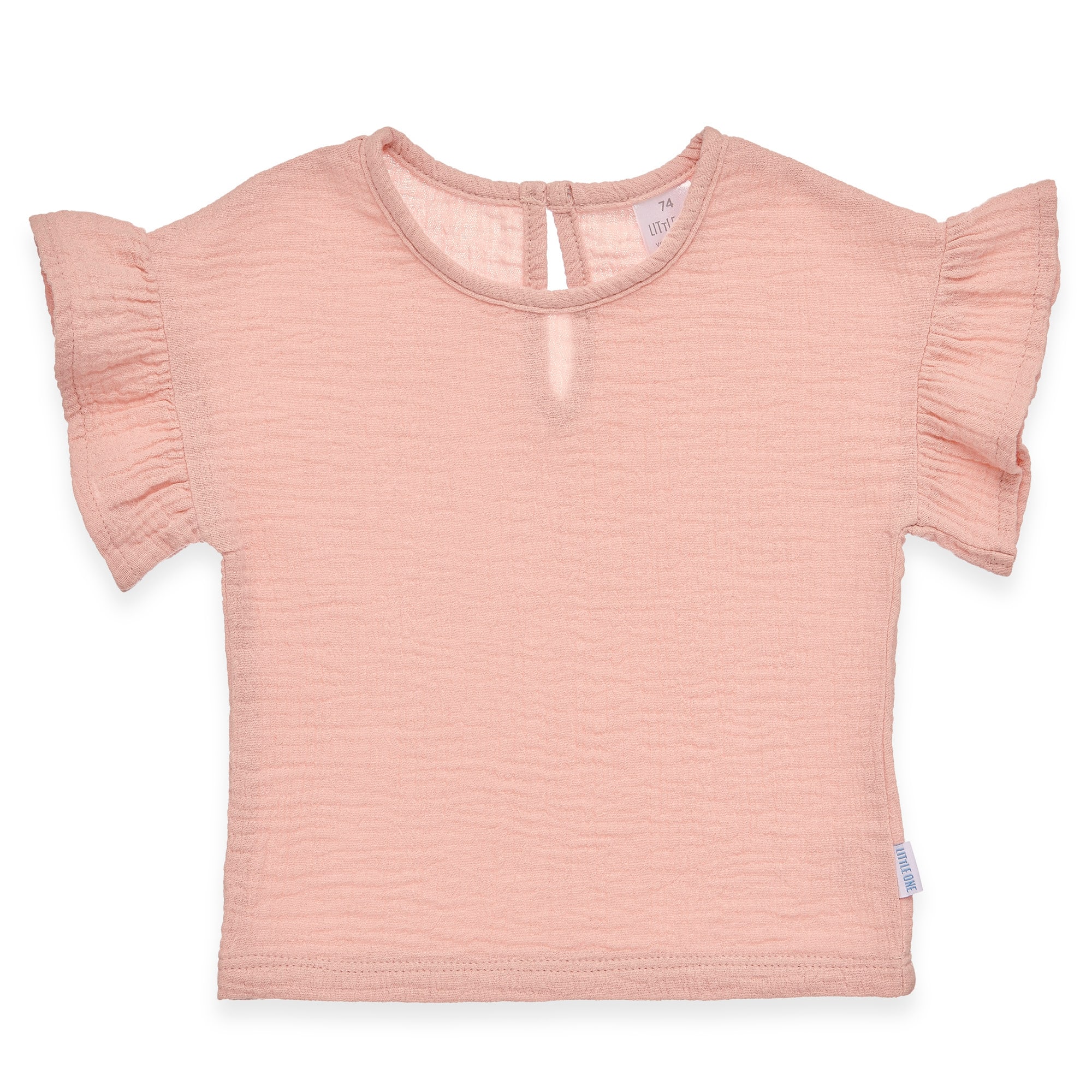 Kurzarmshirts, LITTLE ONE, Pink – Besonderheit: aus 100% Baumwolle