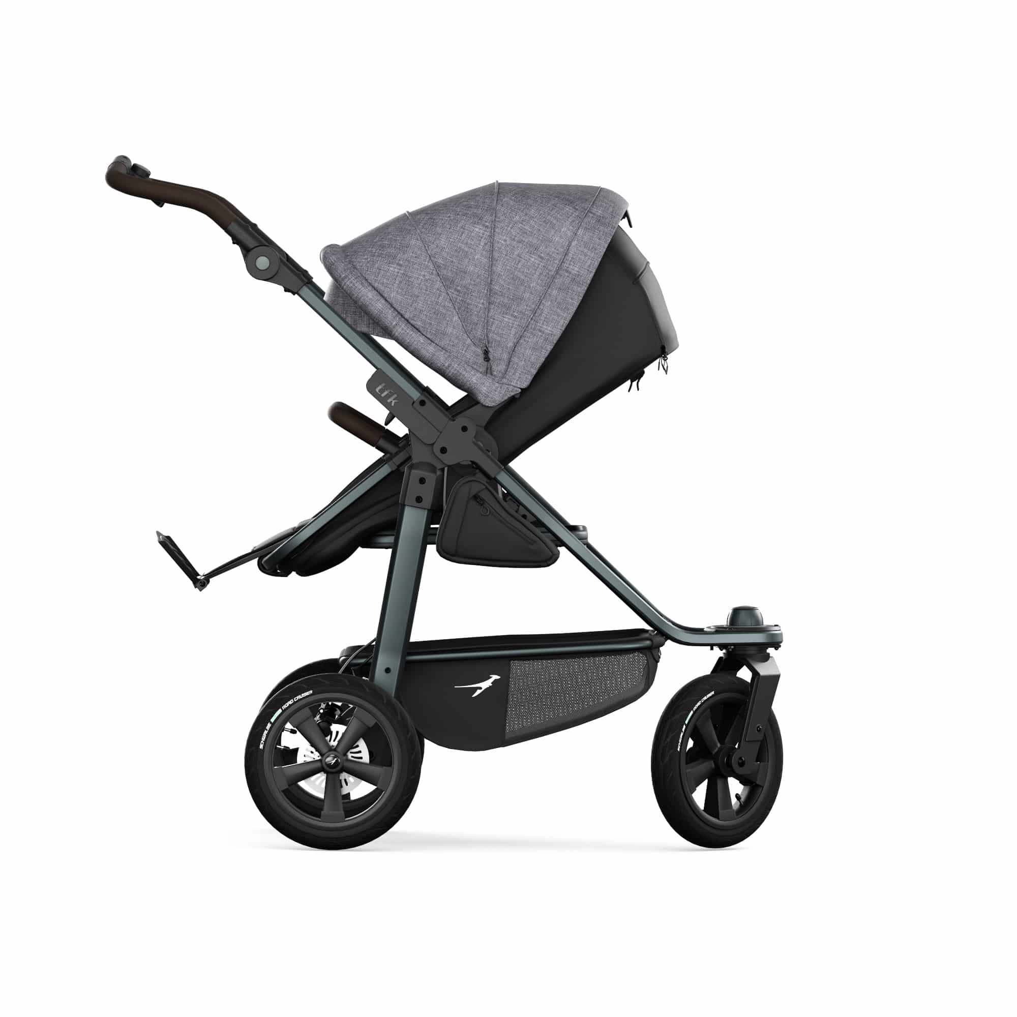 Kombi-Kinderwagen, tfk, Grau – Produktansicht