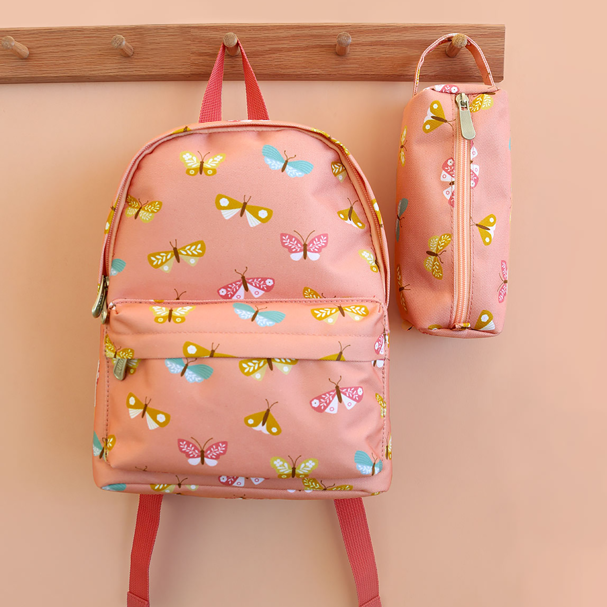 Kinderrucksäcke, Lovely Company, Pink – Besonderheit: verstellbare Gurte