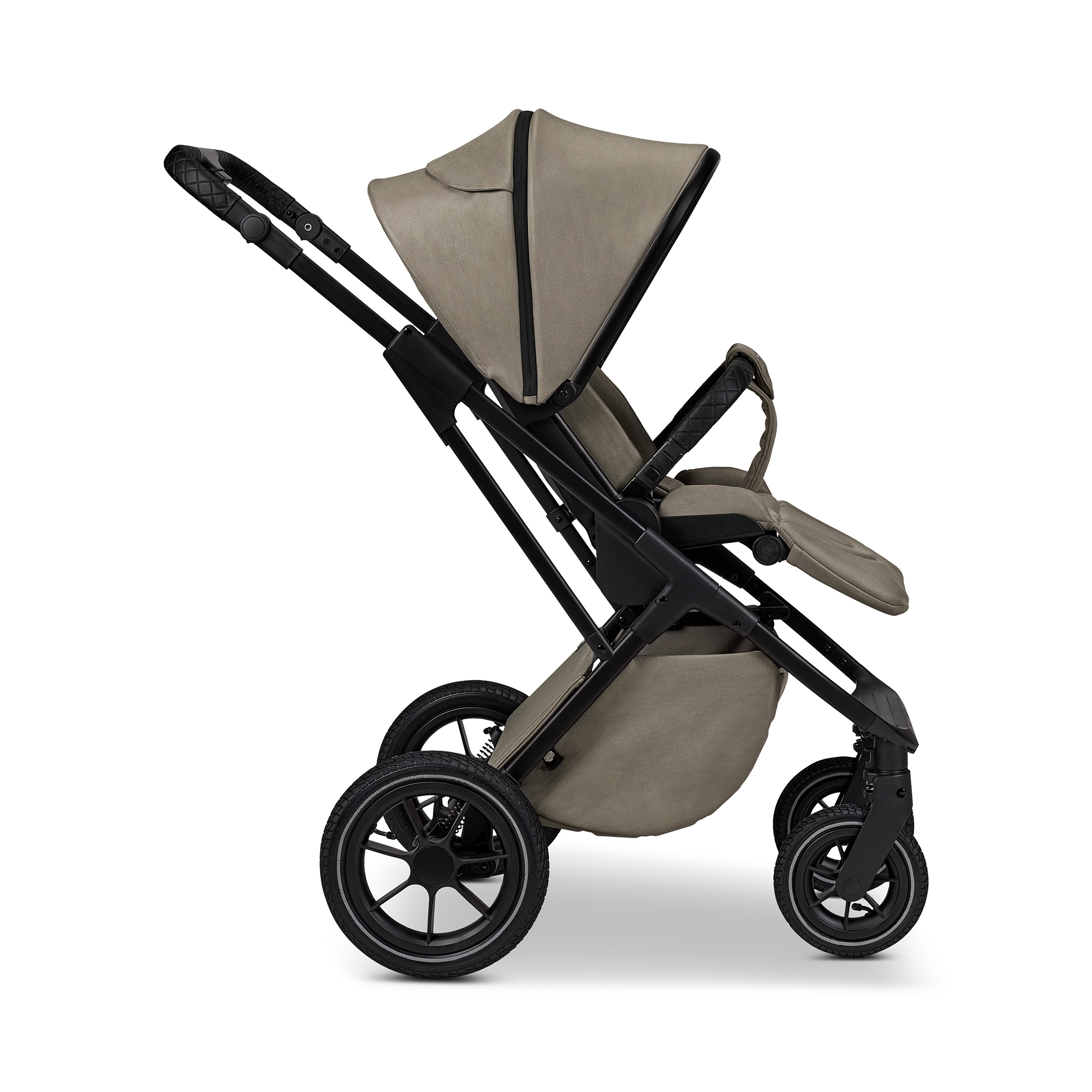 Kombi-Kinderwagen, MOON, Beige – Produktansicht