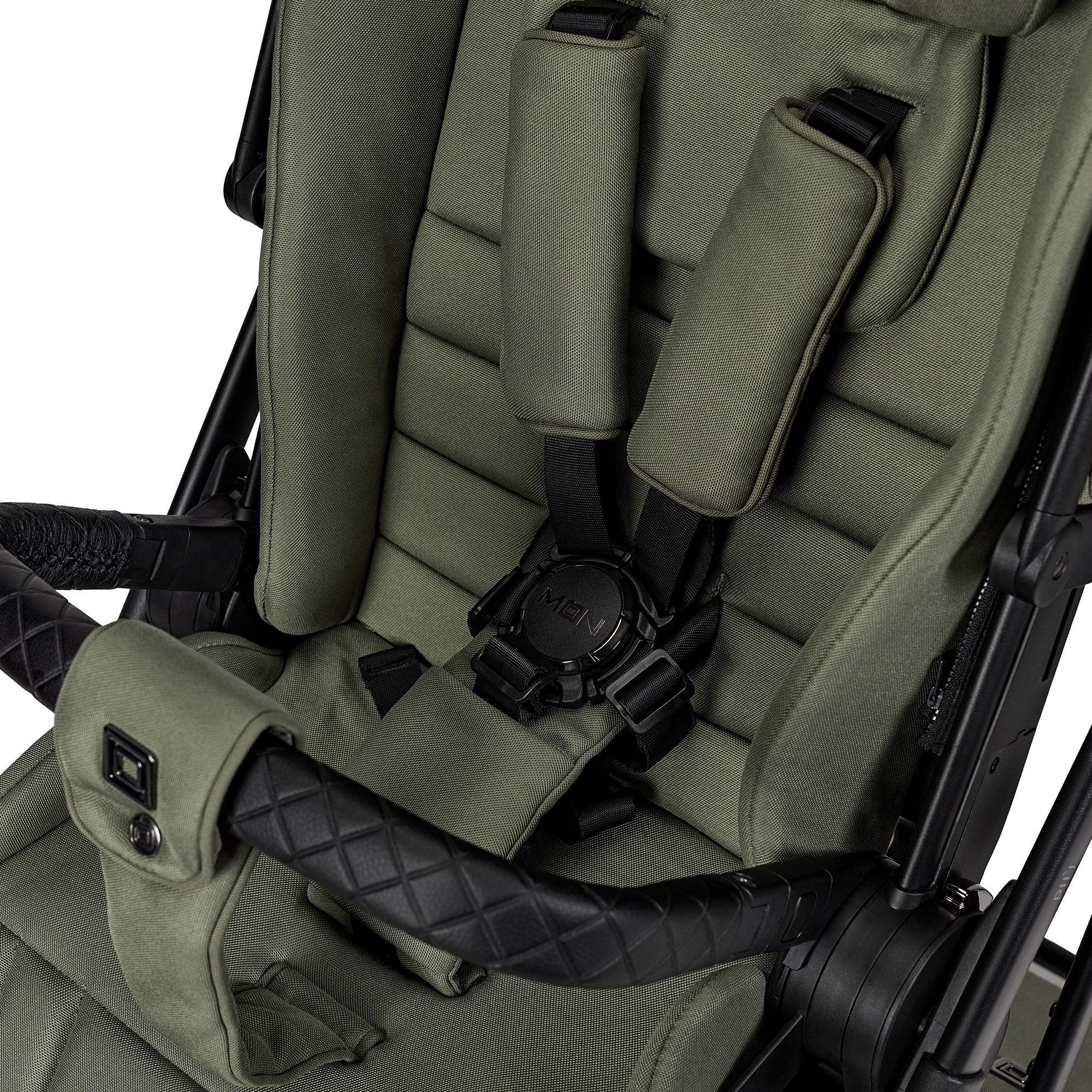 Kombi-Kinderwagen, MOON, Grün – Produktansicht