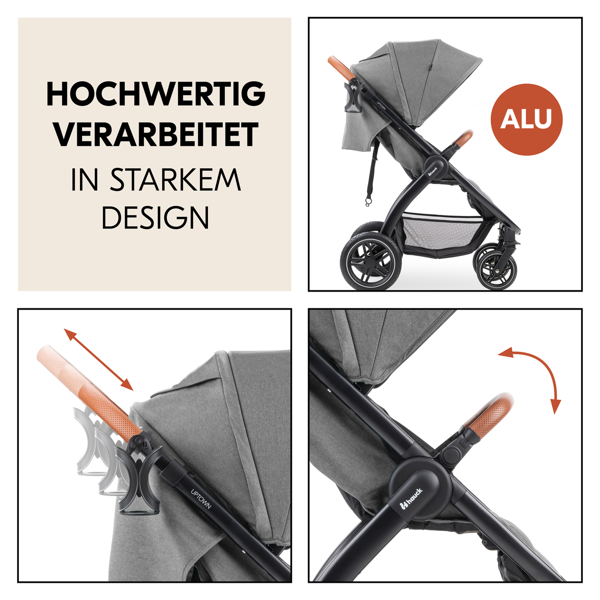 Buggys, hauck, Grau – Produktansicht