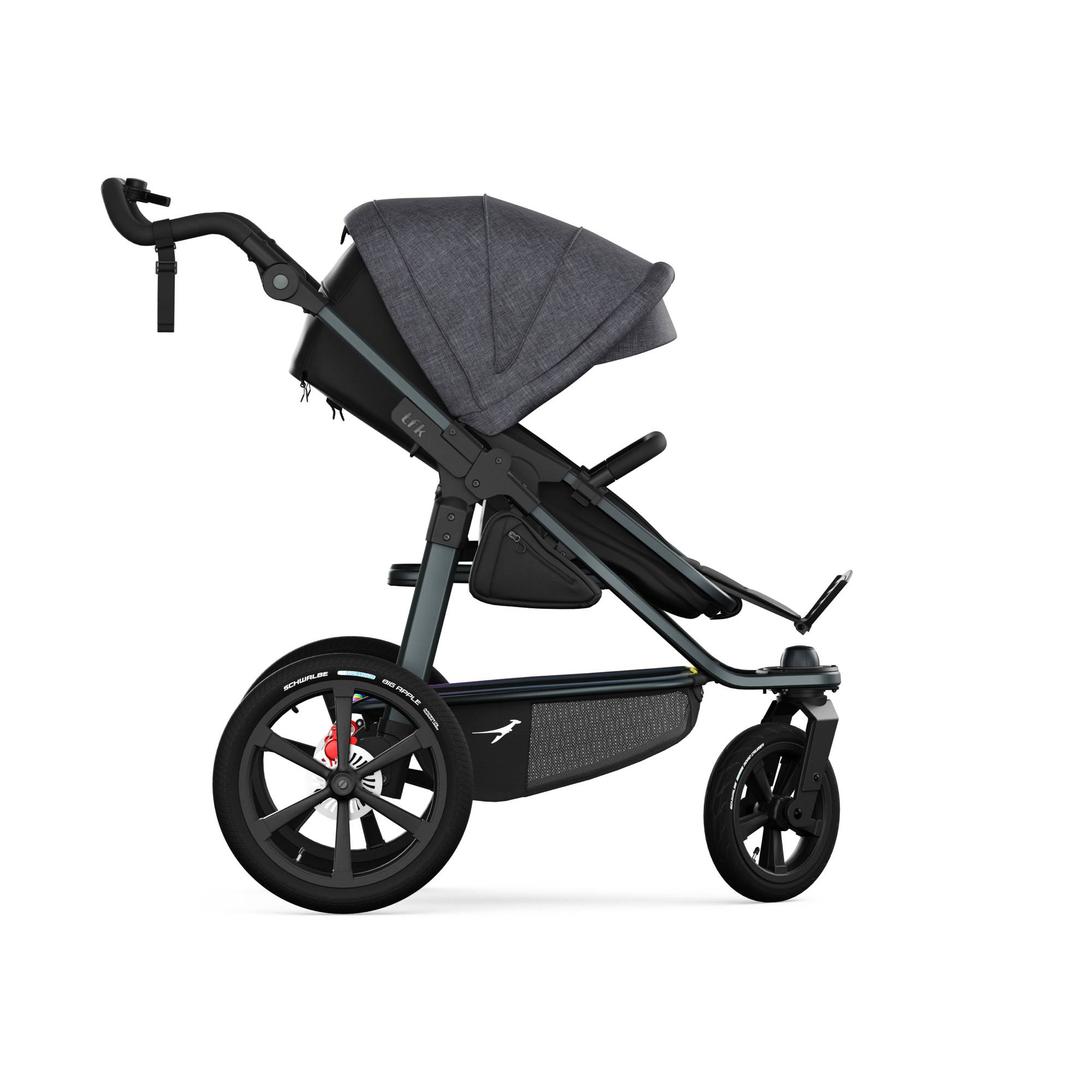 Kombi-Kinderwagen, tfk, Schwarz – Produktansicht
