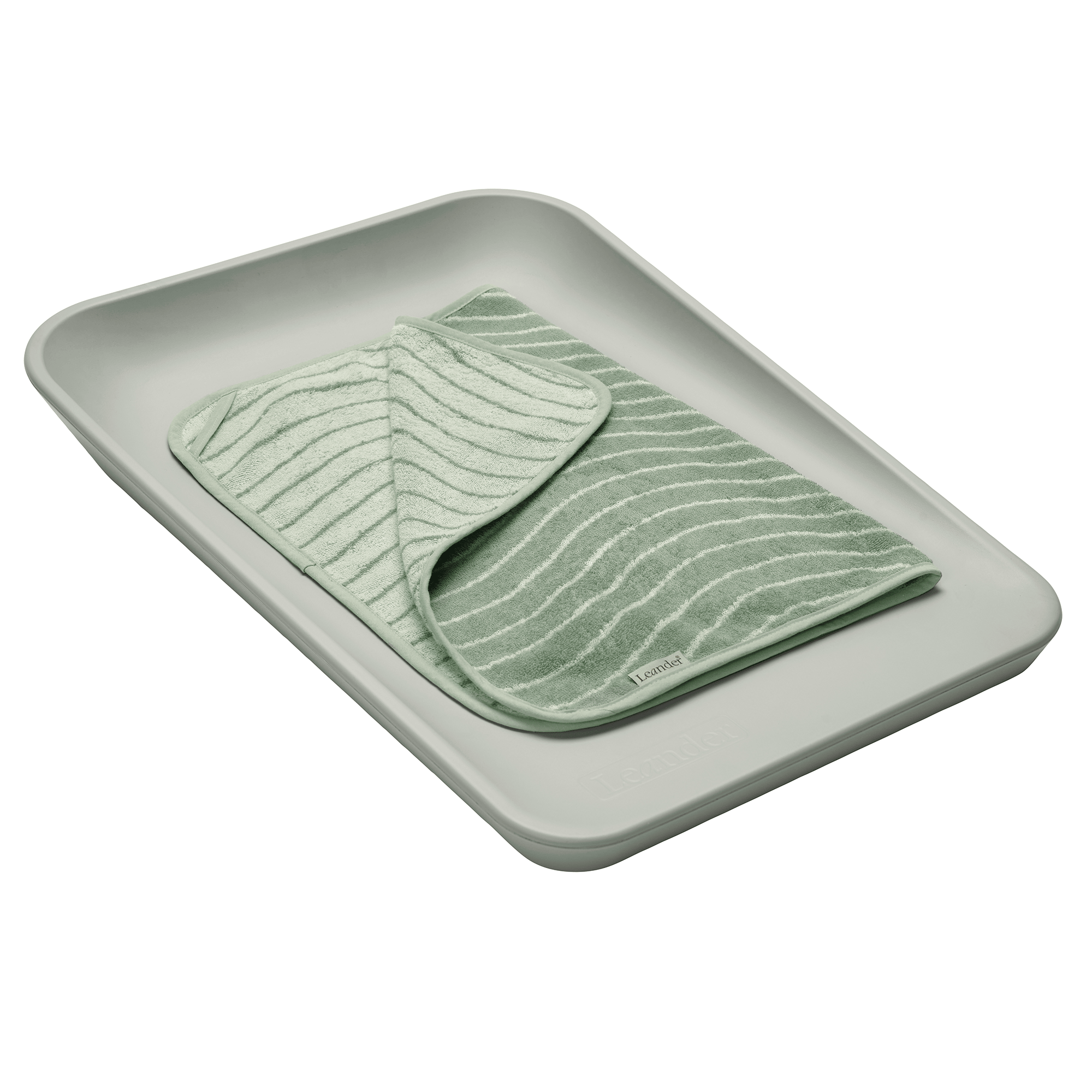 Matty Topper Woodland für Wickelauflage Sage Green Leander Grün 2000588016705 2