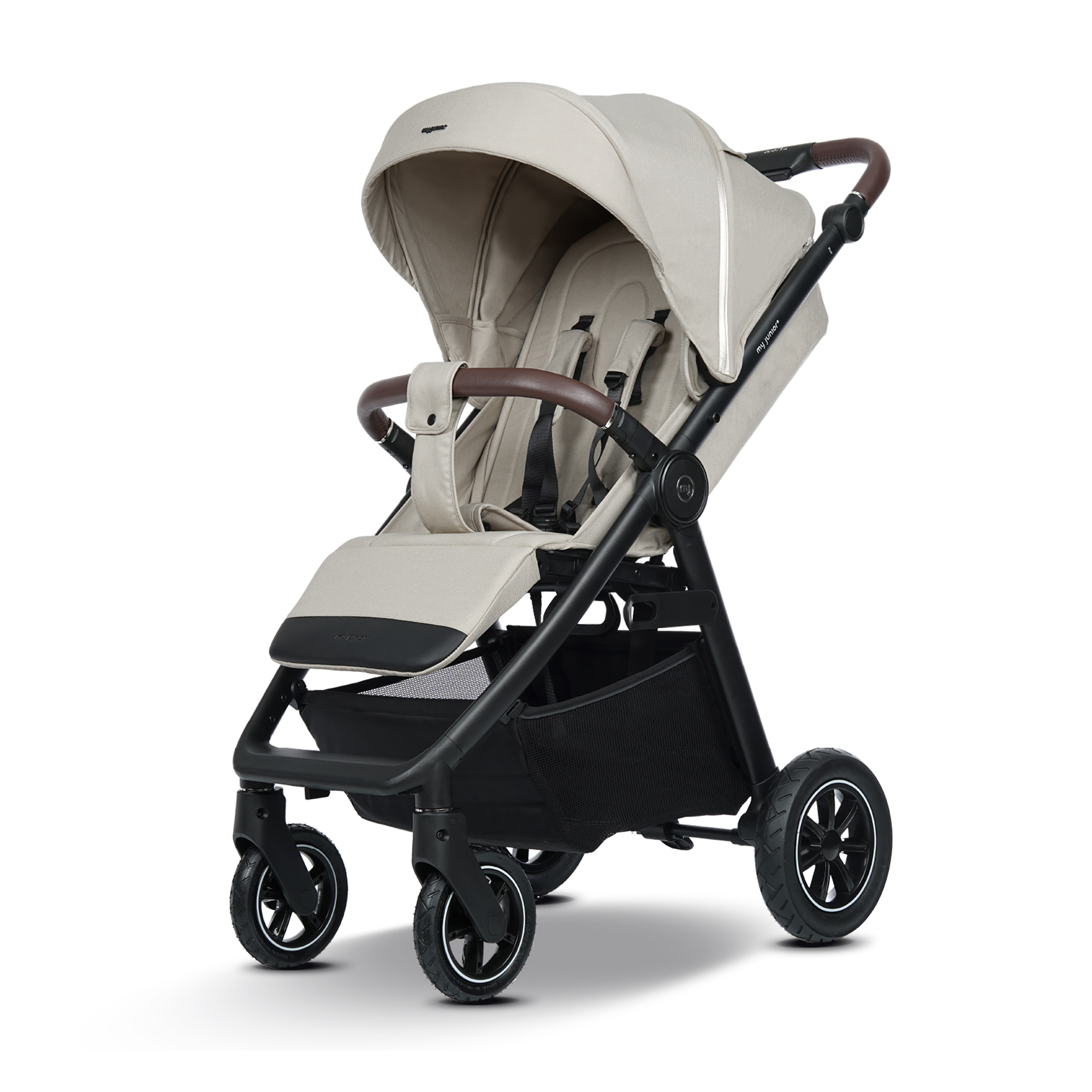 Buggys, My junior, Beige – Besonderheit: Sitz- und Liegefläche mit hochwertiger Schaumstoffpolsterung
