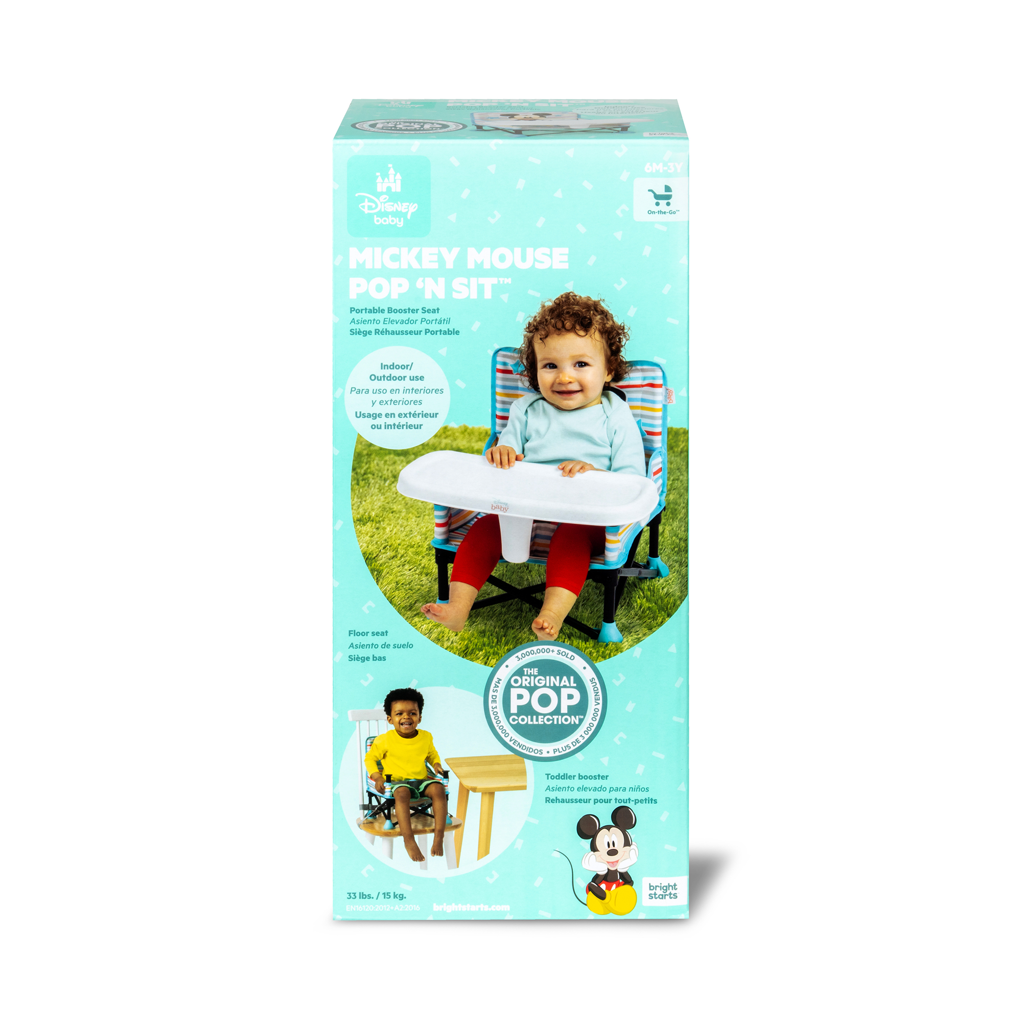 Reisehochstühle, BrightStarts, Blau – Produktansicht