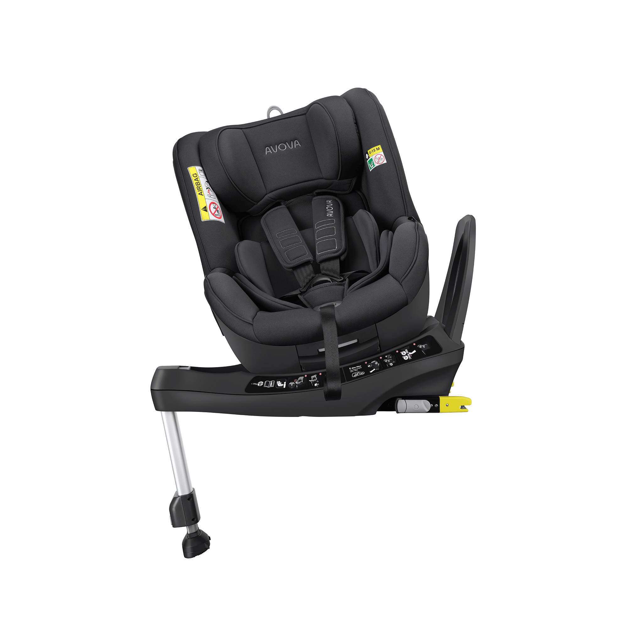 Reboarder 0-18 kg, Gruppe 0+/1, AVOVA, Grau – Produktansicht