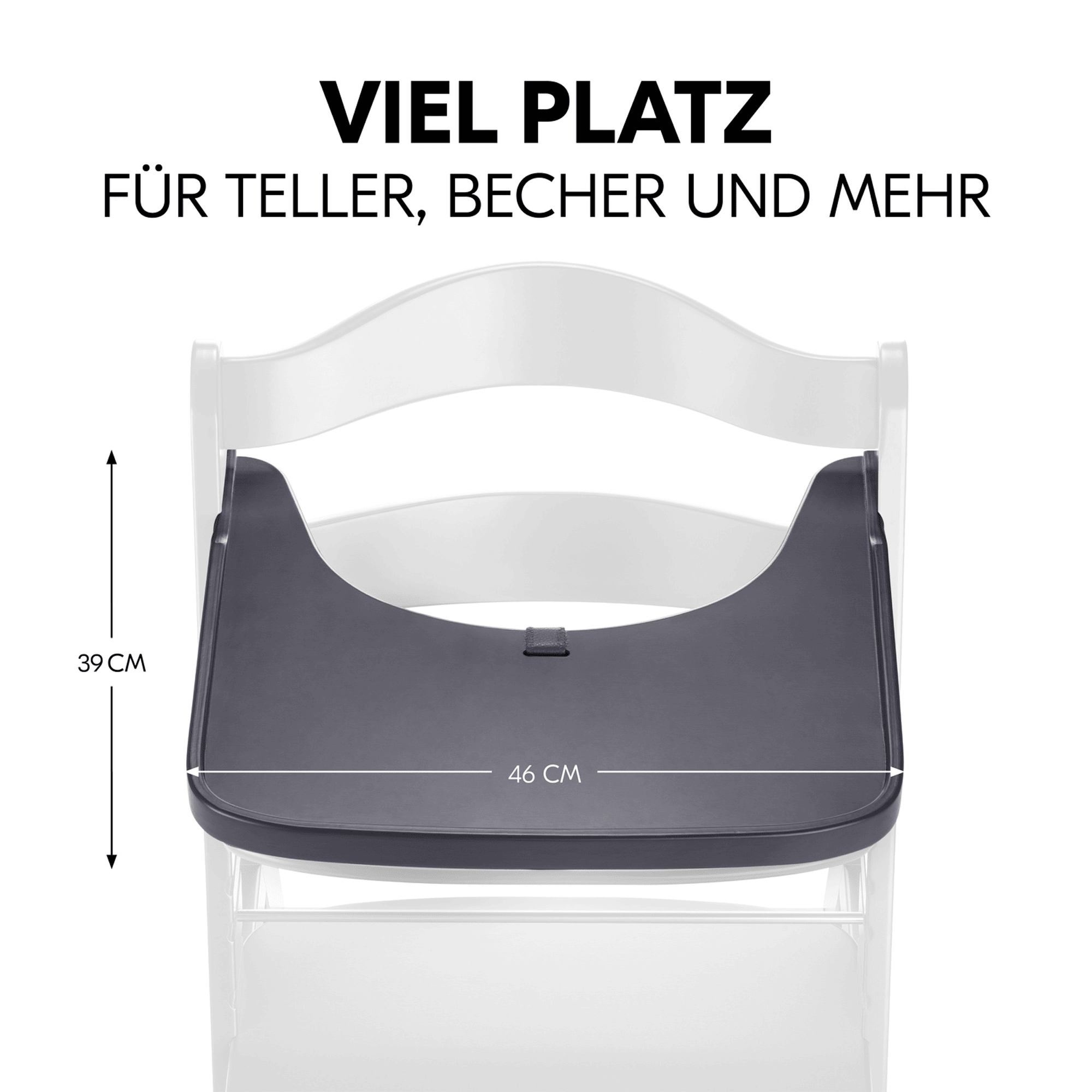 Hochstuhl Zubehör, hauck, Schwarz – Produktansicht