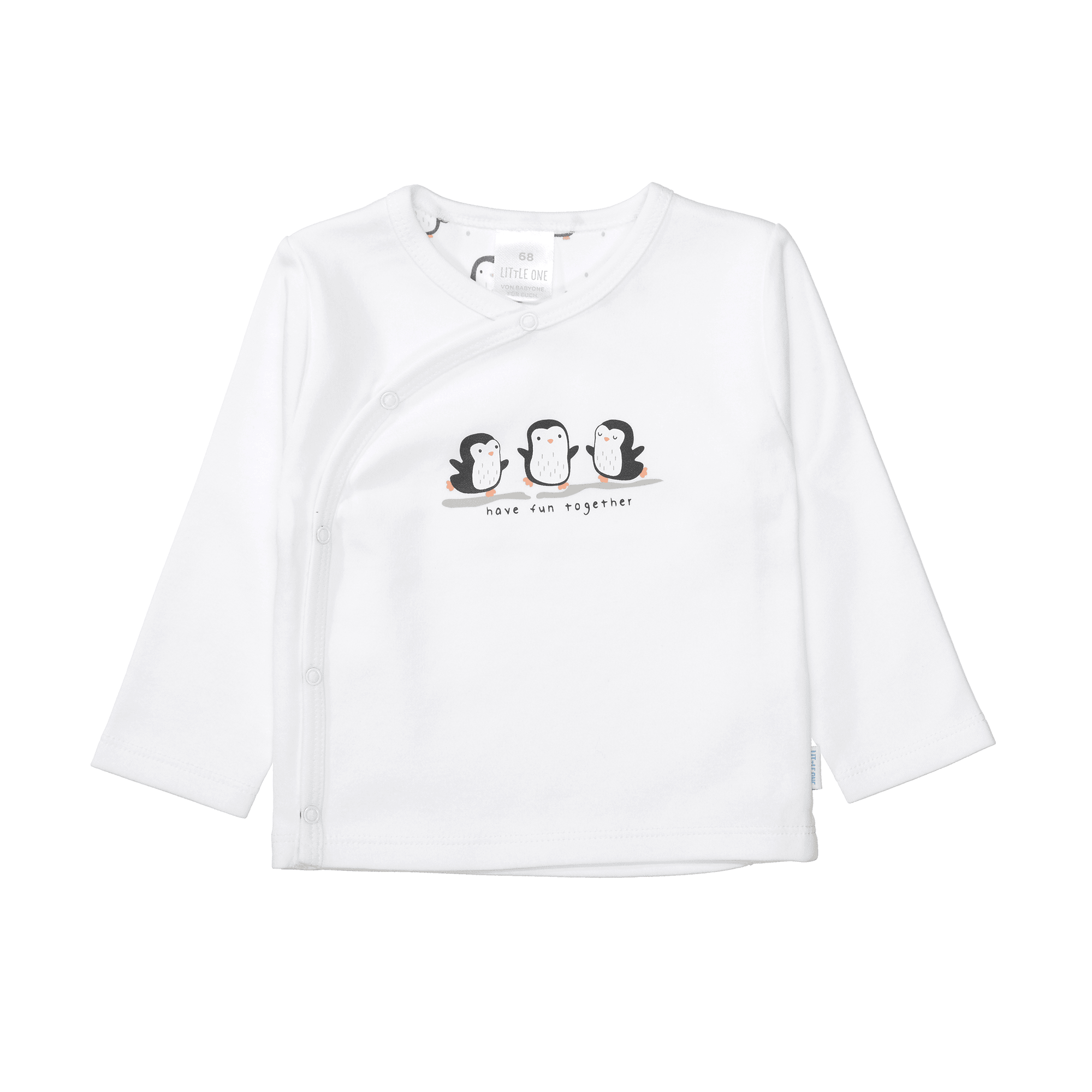 Wickelshirt, LITTLE ONE, Weiß – Besonderheit: aus 100% Baumwolle