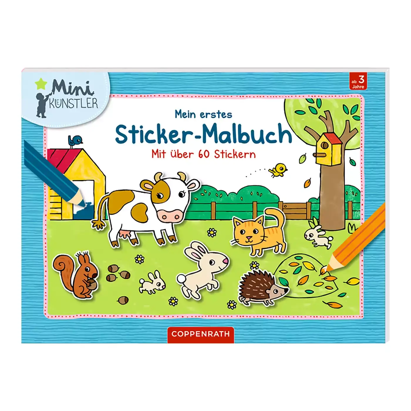 Mini Künstler Mein erstes Sticker Malbuch COPPENRATH Orange 2000570696304 1