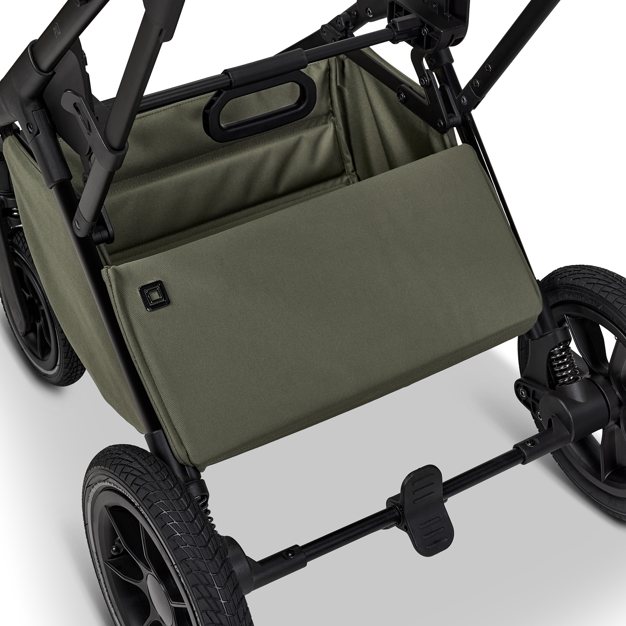 Kombi-Kinderwagen, MOON, Grün – Produktansicht