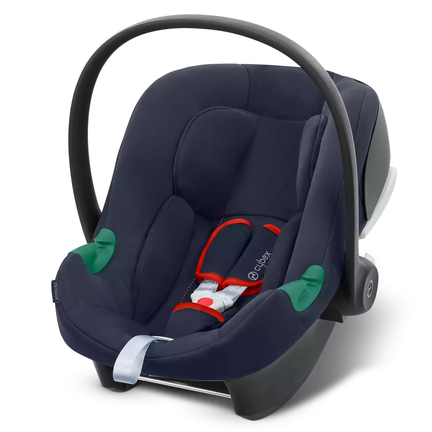 cybex Aton B2 i Size Bay Blue in Blau mit 3 Punkt Fahrzeuggurt BabyOne