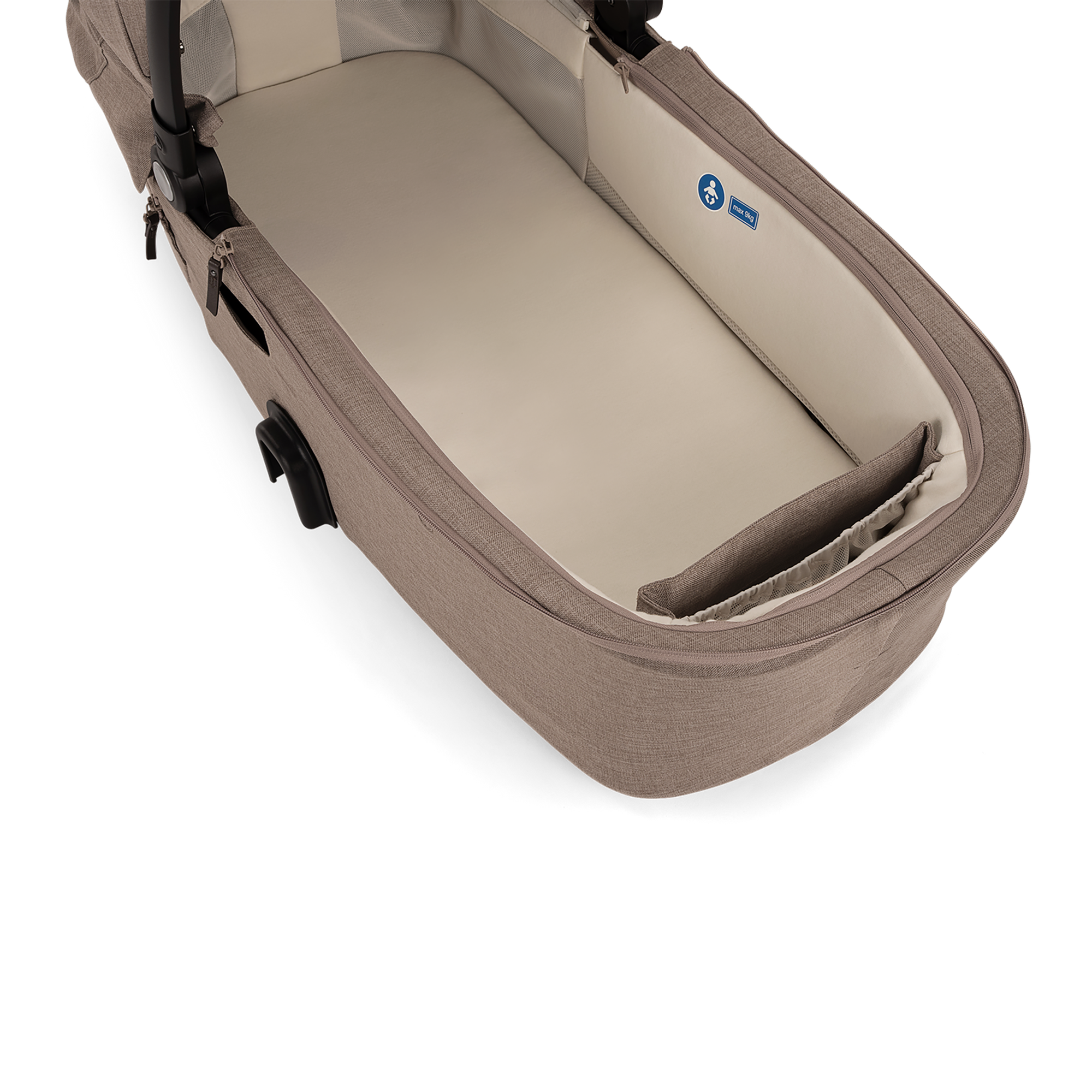 Kombi-Kinderwagen, nuna, Braun – Produktansicht