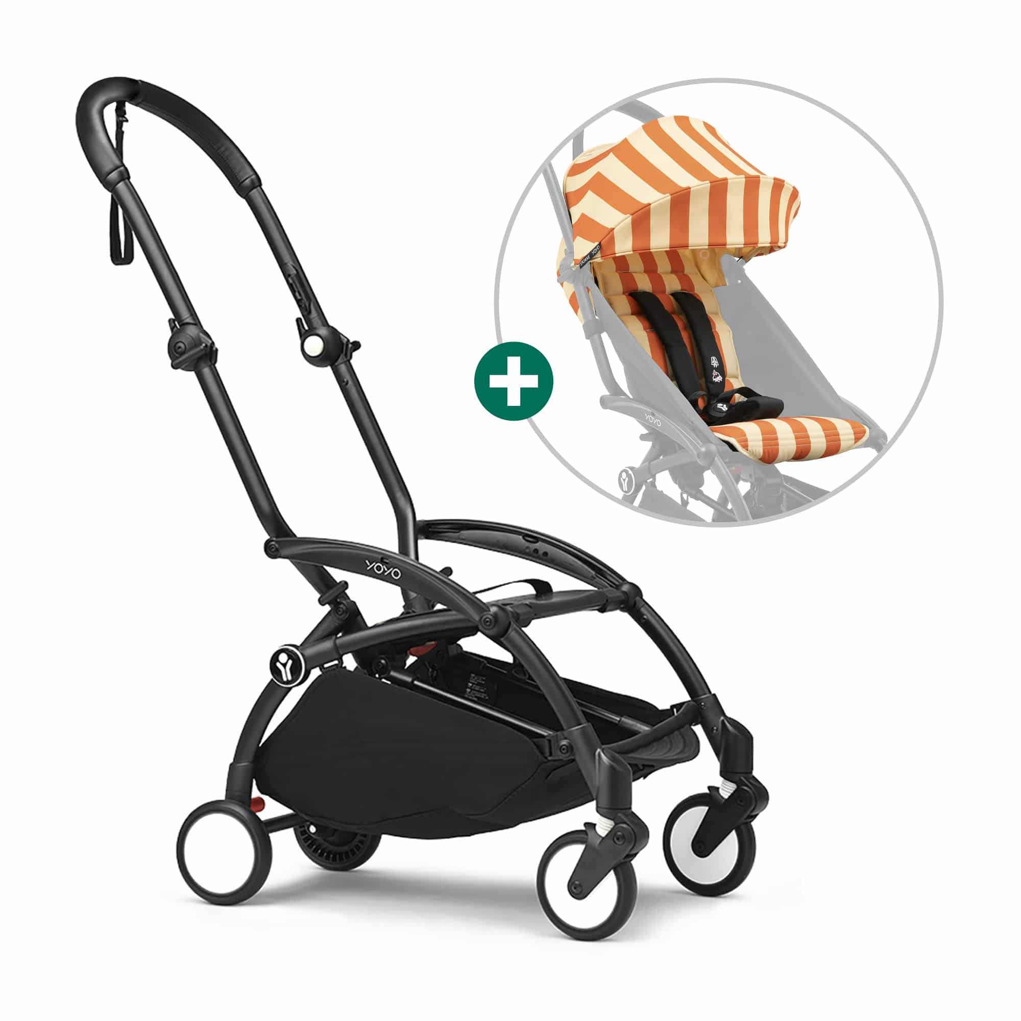 STOKKE, Orange – Besonderheit: Set bestehend aus Gestell und Textilset