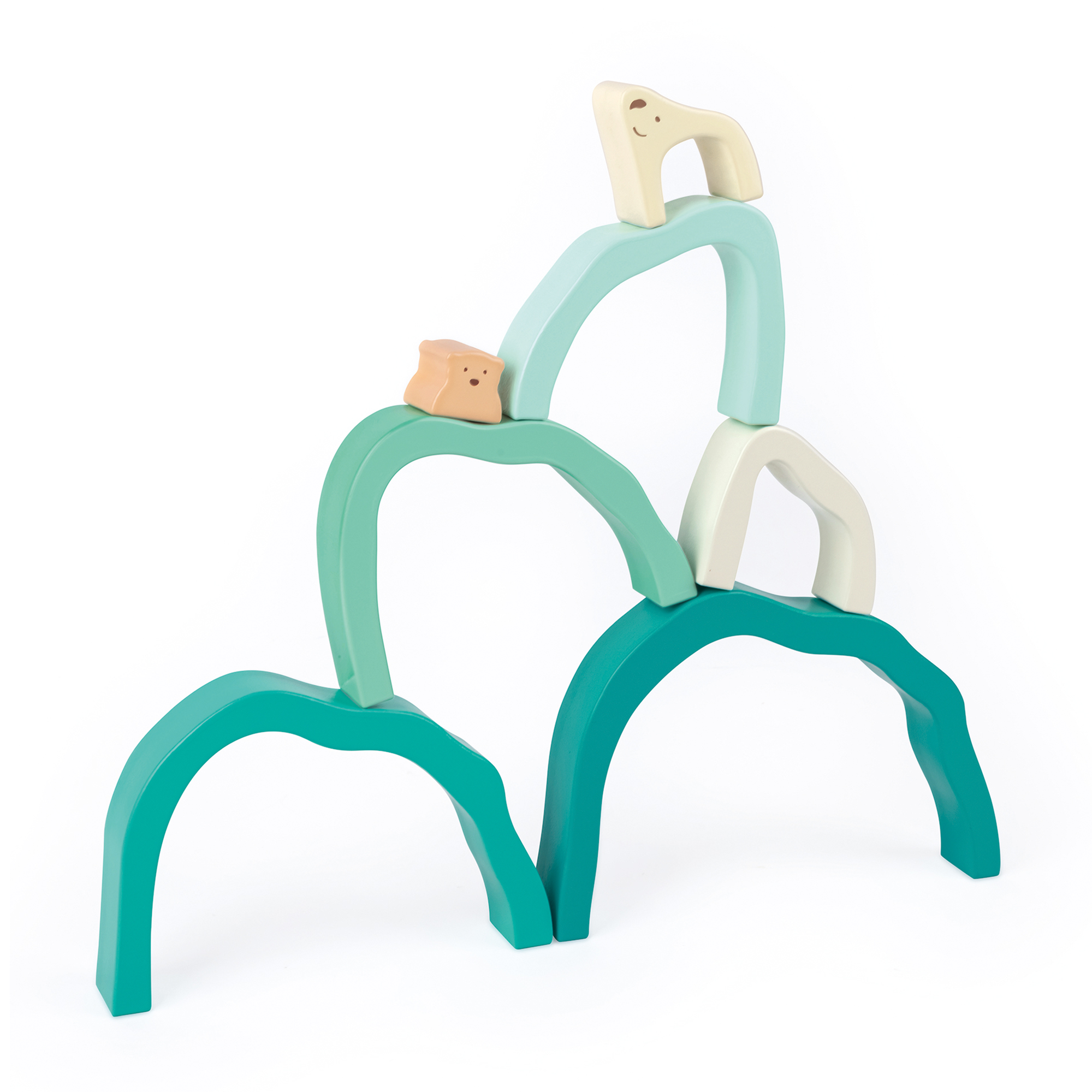 Stapeltürme, Hape, Grün – Produktansicht