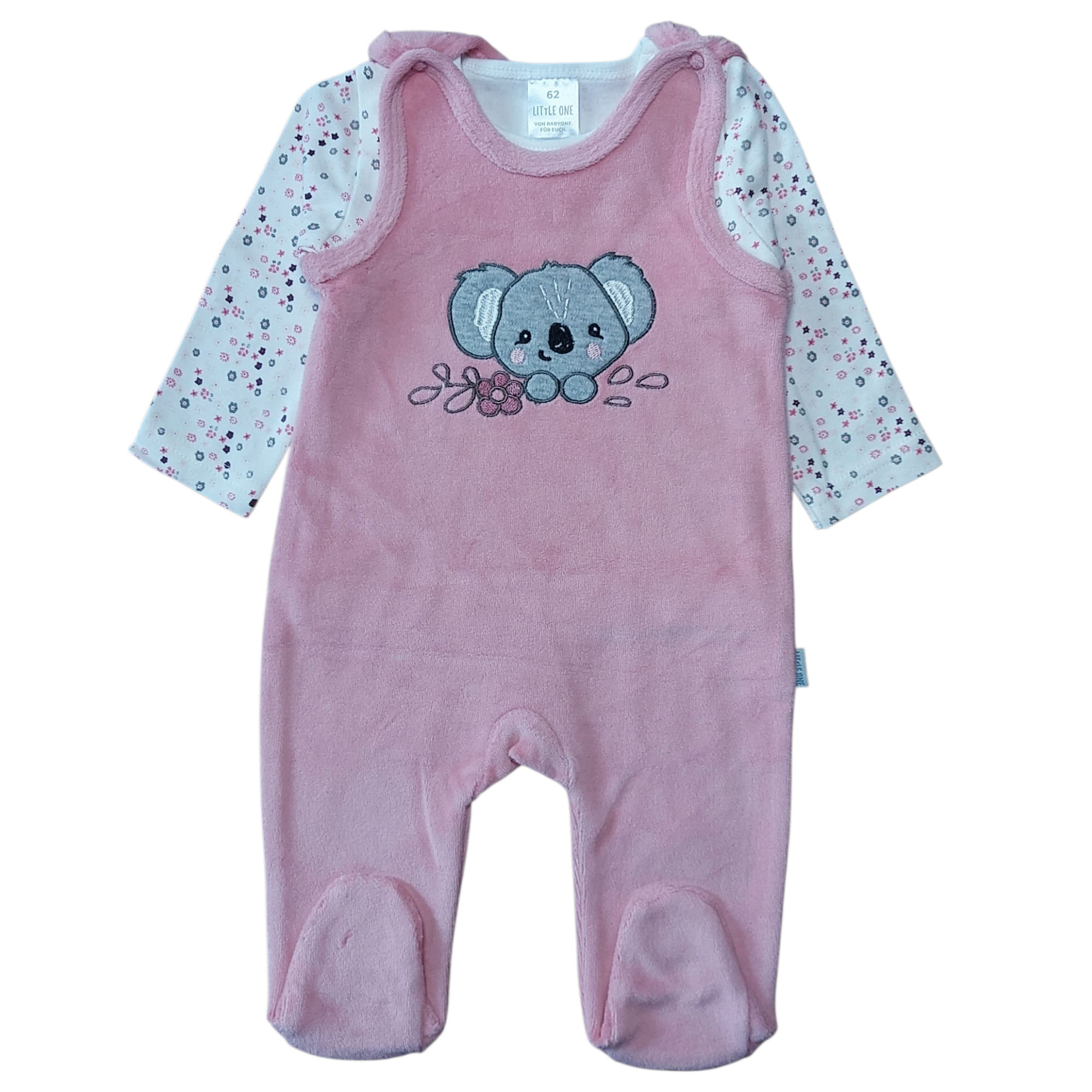 LITTLE ONE, LITTLE ONE, Pink – Besonderheit: Set bestehend aus Strampler und Langarmshirt