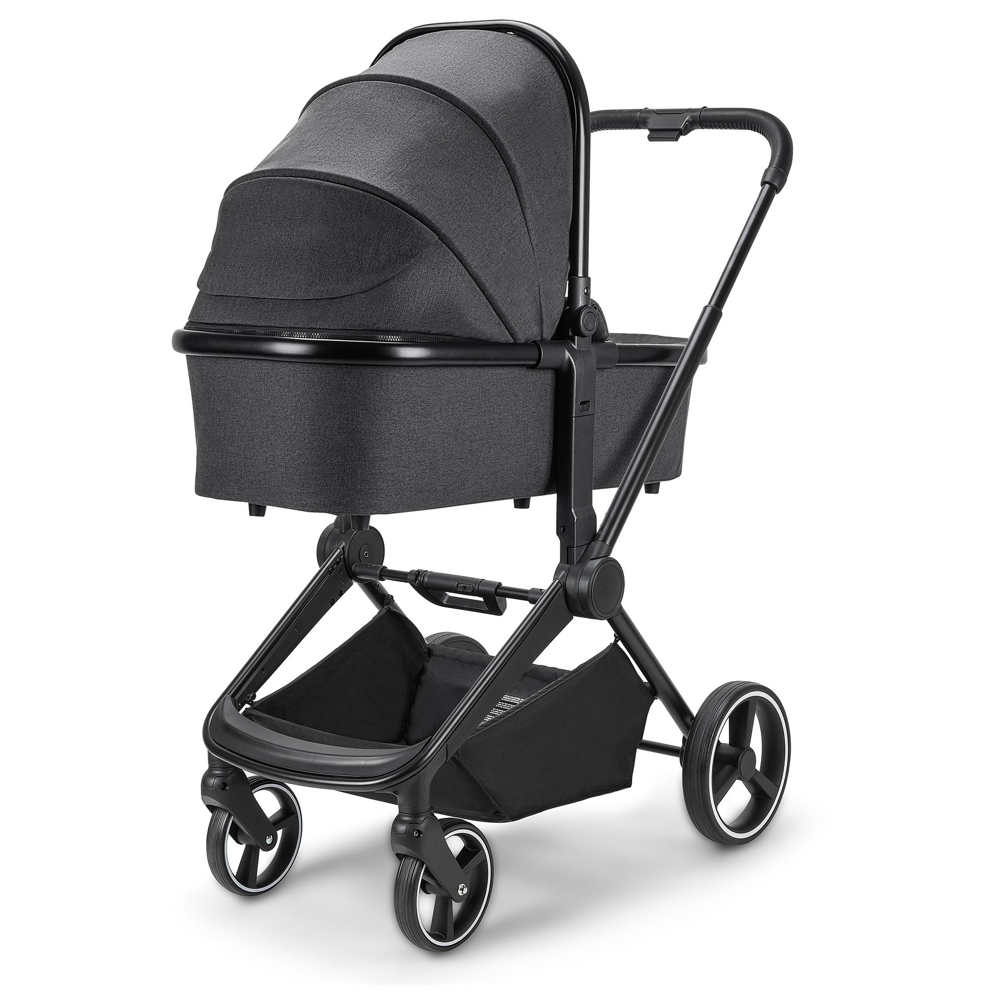 Kombi-Kinderwagen, B.O. StartKlar, Schwarz – Produktansicht