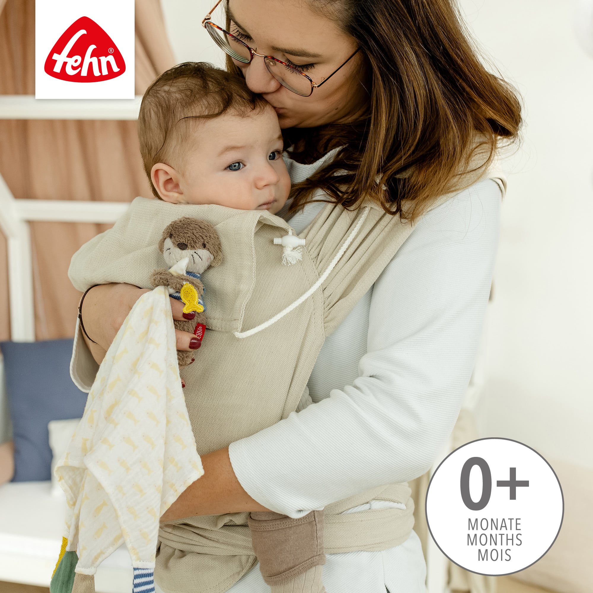 Schmusetücher, fehn, Mehrfarbig – Produktansicht