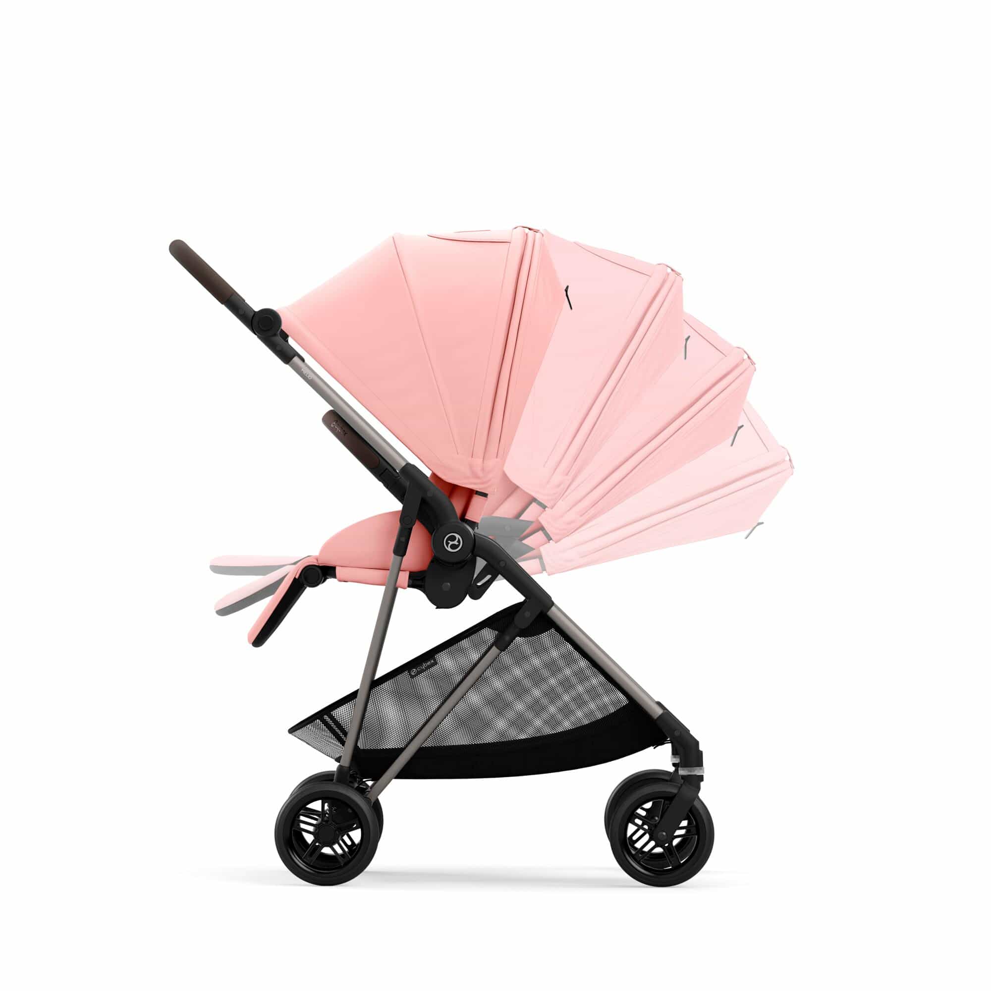 Kombi-Kinderwagen, cybex, Pink – Produktansicht