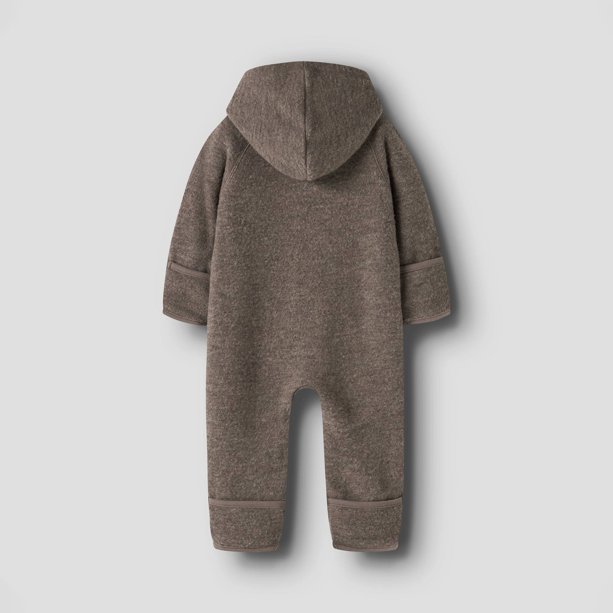 Wollwalk Overalls, name it, Braun – Besonderheit: Futter aus 100 % Baumwolle und Außenmaterial aus 100 % Wolle