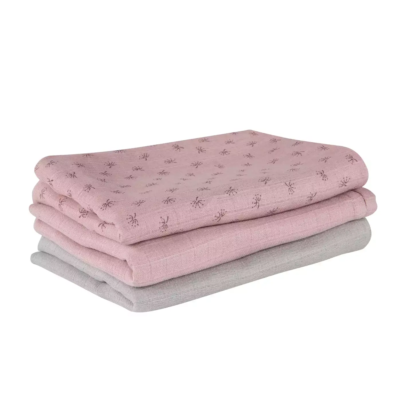 3er Set Mullwindeln roba Pink Rosa Grau 2000577830503 1