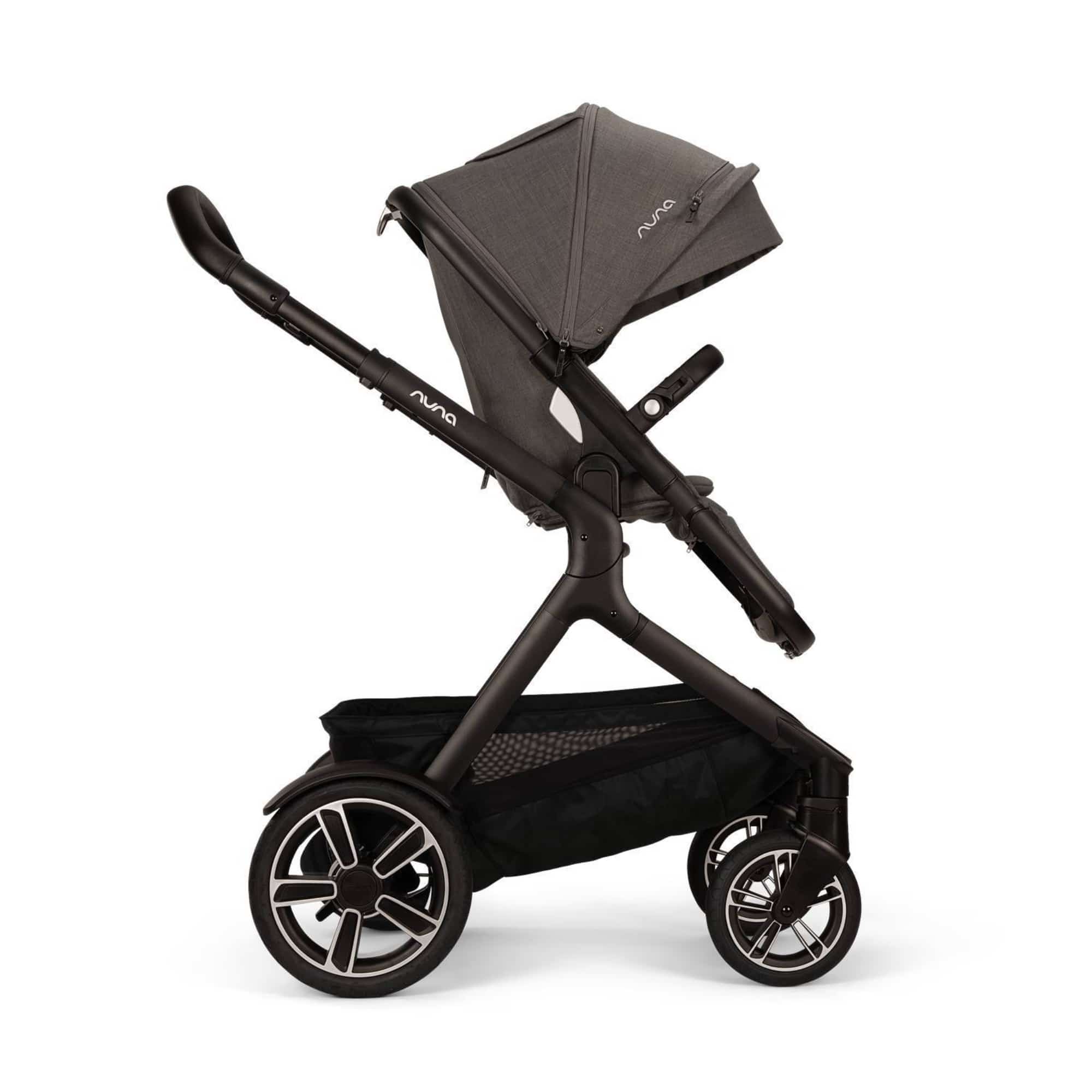 Kombi-Kinderwagen, nuna, Grau – Produktansicht