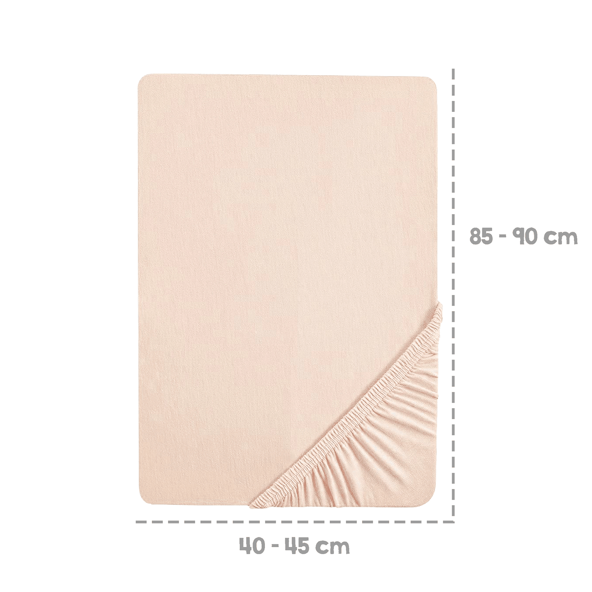 Spannbettlaken, roba, Beige – Produktansicht