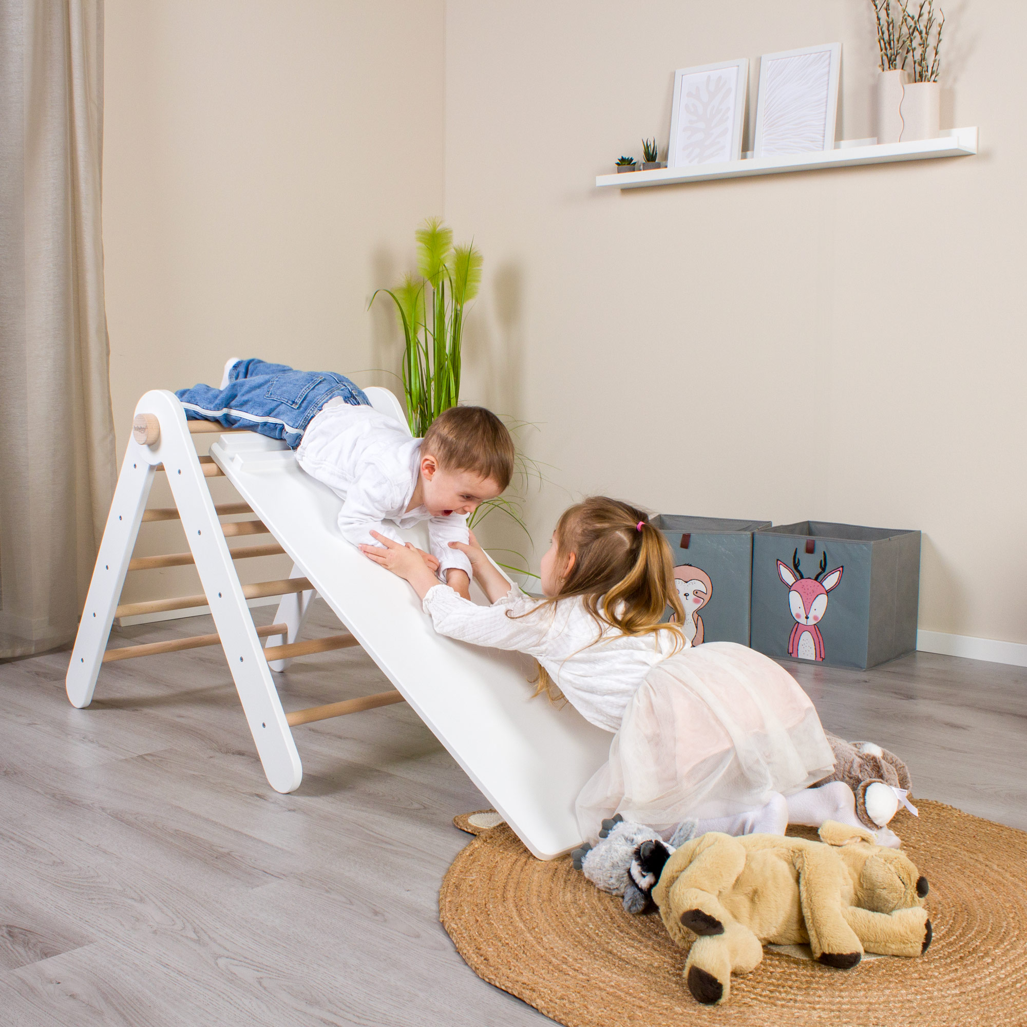 Lerntürme, babybay, Weiß – Produktansicht