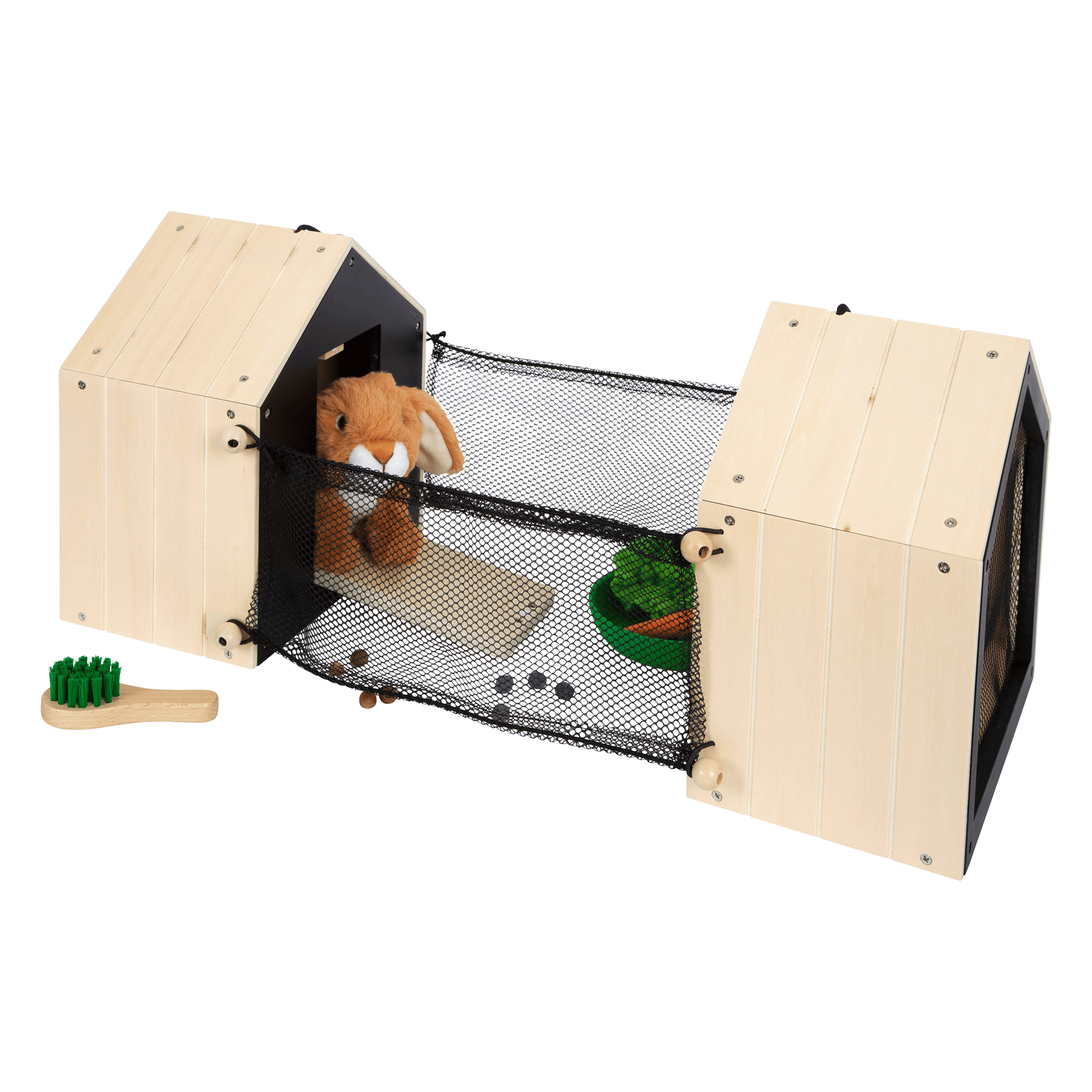 Holzfiguren, small foot, Mehrfarbig – Produktansicht