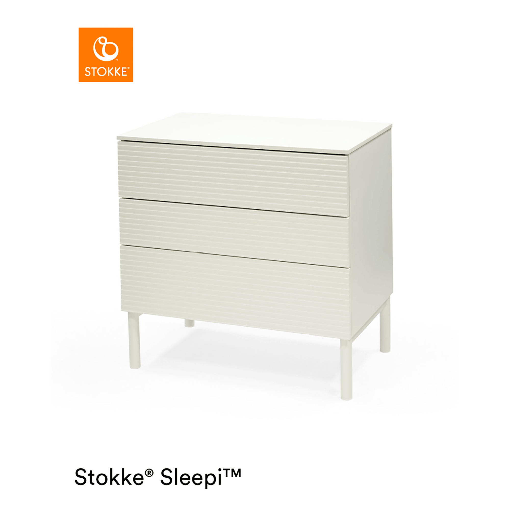 Sleepi™ Kommode White Teil 2 von 2 STOKKE Weiß Weiß 2000583111900 1