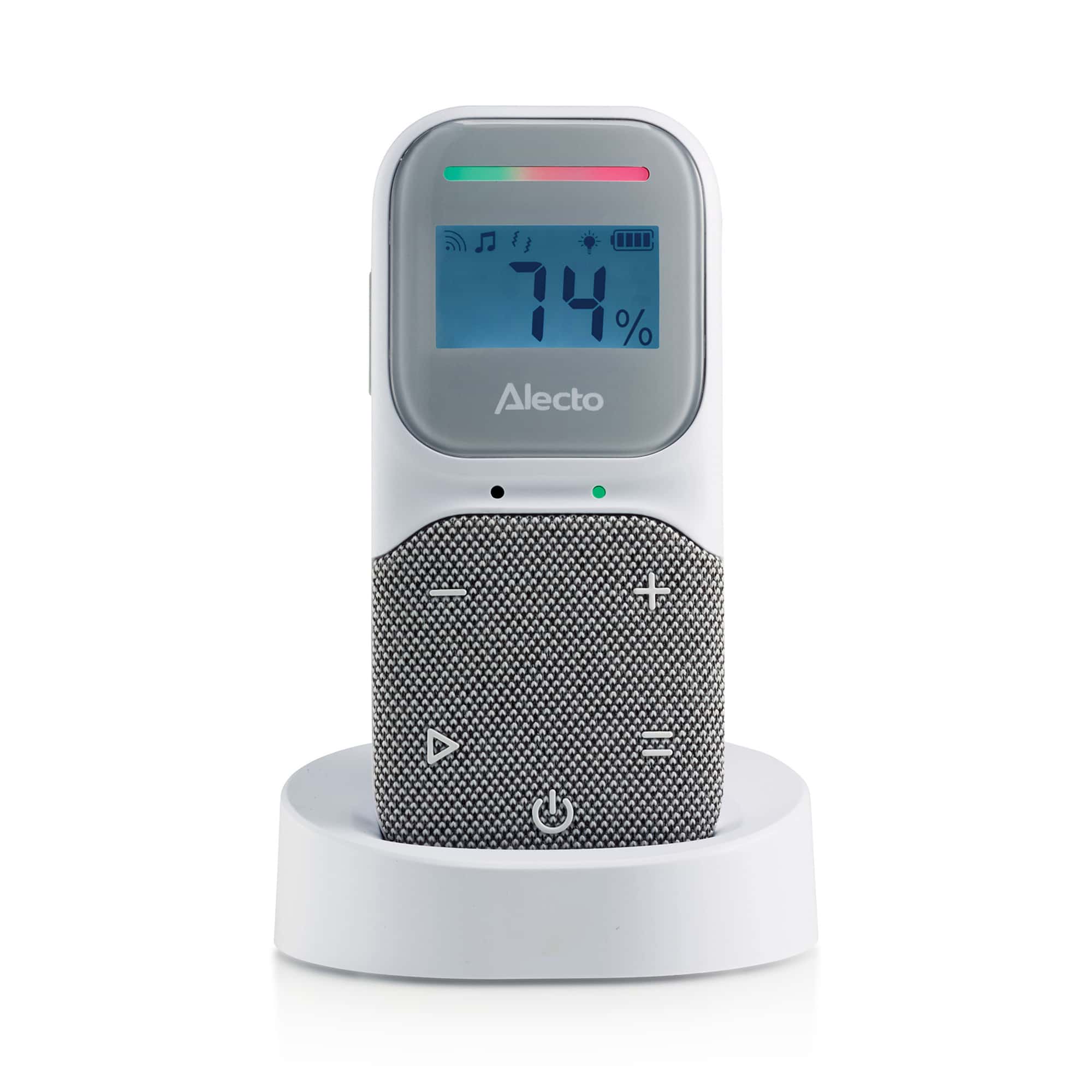 Audio Babyphone, Alecto baby, Weiß – Produktansicht