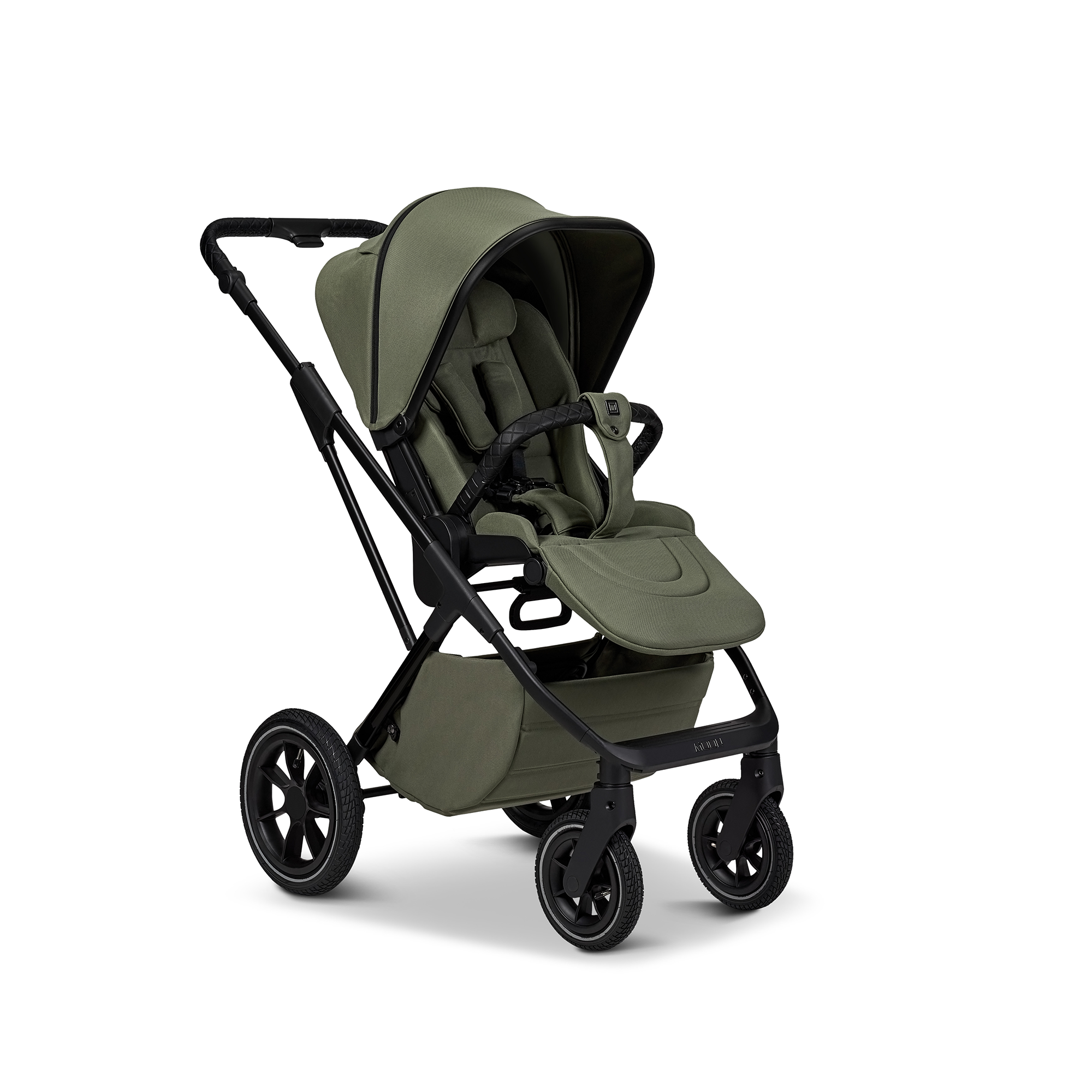 Kombi-Kinderwagen, MOON, Grün – Produktansicht